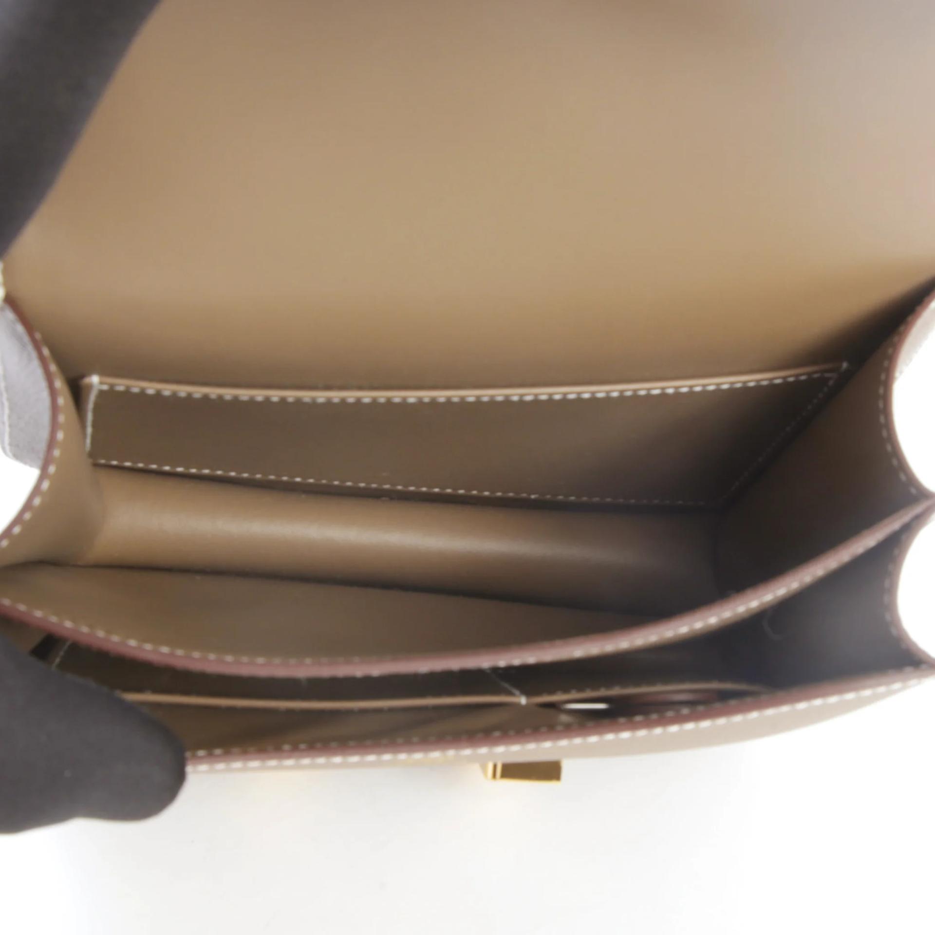 ランク NS 未使用品 HERMÈS エルメス コンスタンス ミニ 19 ミラー エトゥープ (18) エプソン ゴールド金具 W刻印 (2024) - 11