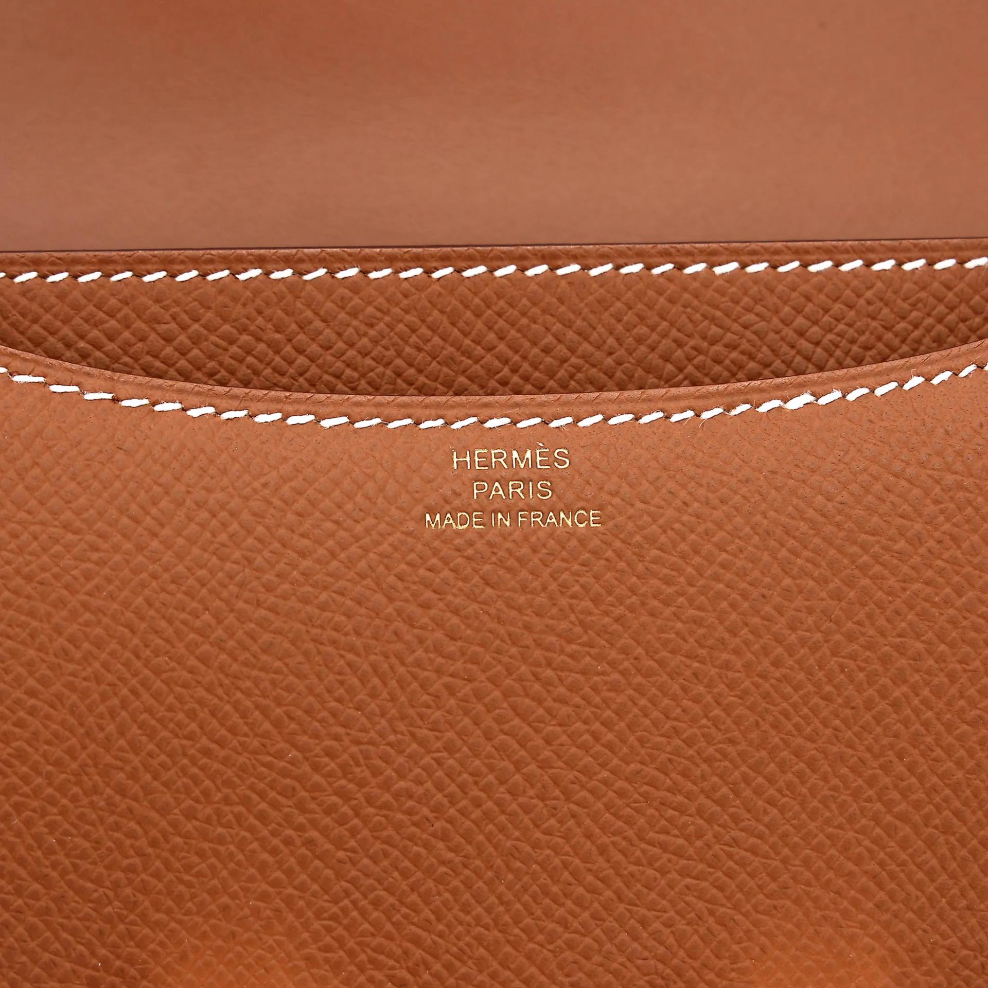 ランク SA HERMÈS エルメス コンスタンス3 ミニ ゴールド (37) エプソン ゴールド金具 U刻印 (2022) - 13