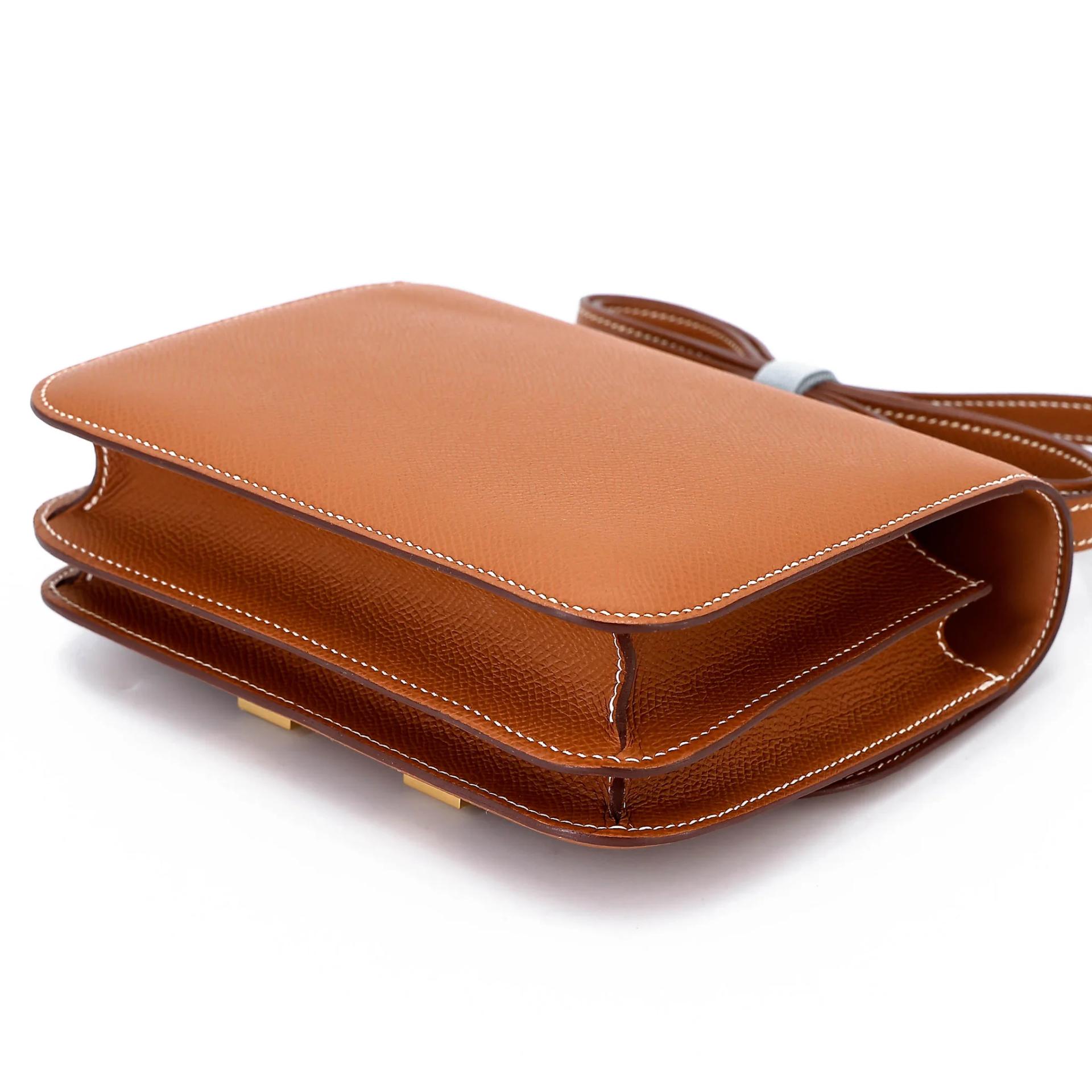 ランク SA HERMÈS エルメス コンスタンス3 ミニ ゴールド (37) エプソン ゴールド金具 U刻印 (2022) - 7