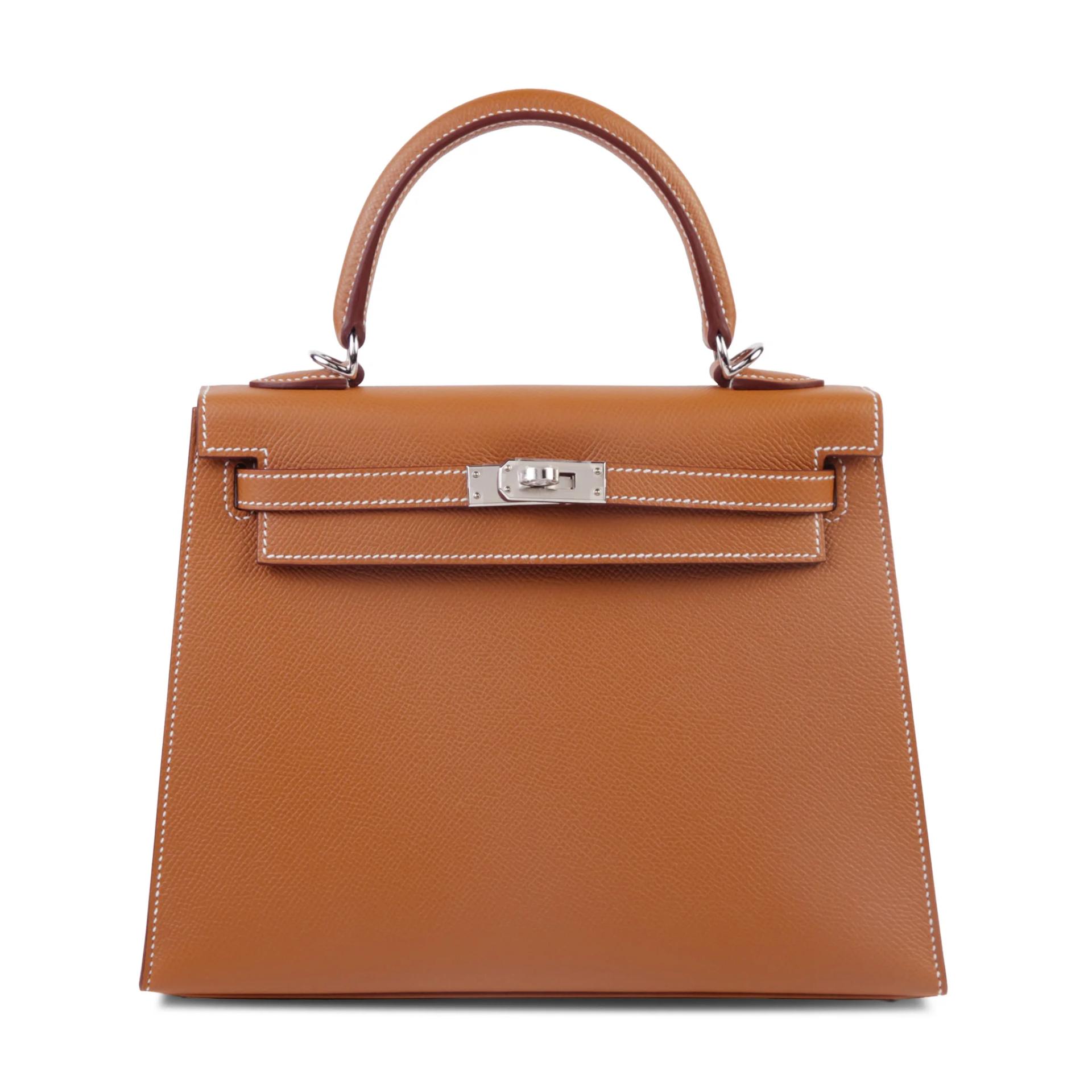 ランク NS 未使用品 HERMÈS エルメス ケリー25 セリエ ゴールド (37) エプソン シルバー金具 B刻印 (2023) - 1