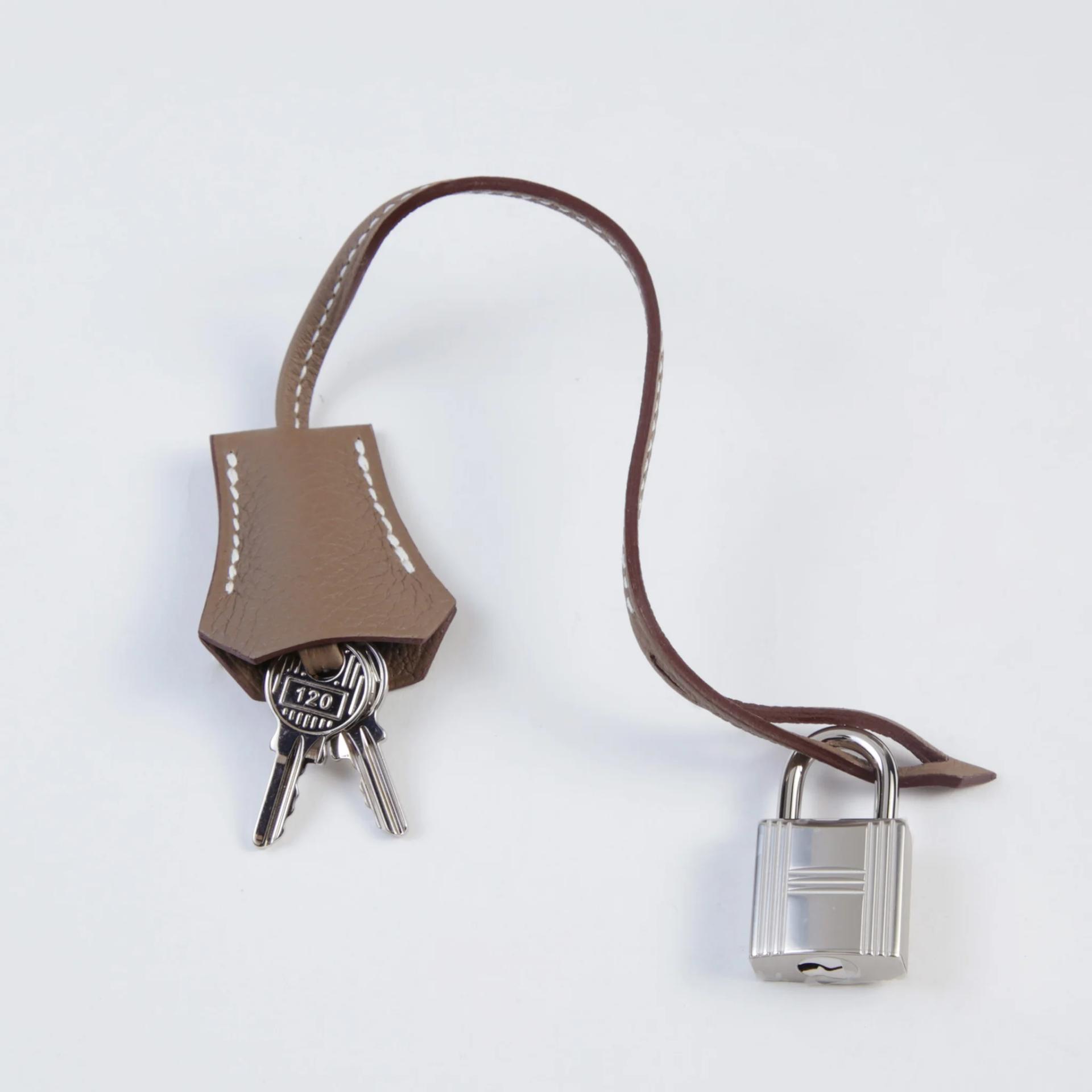 ランク N 新品 HERMÈS エルメス バーキン30 エトゥープ (18) トゴ シルバー金具 G刻印 (2026) - 14