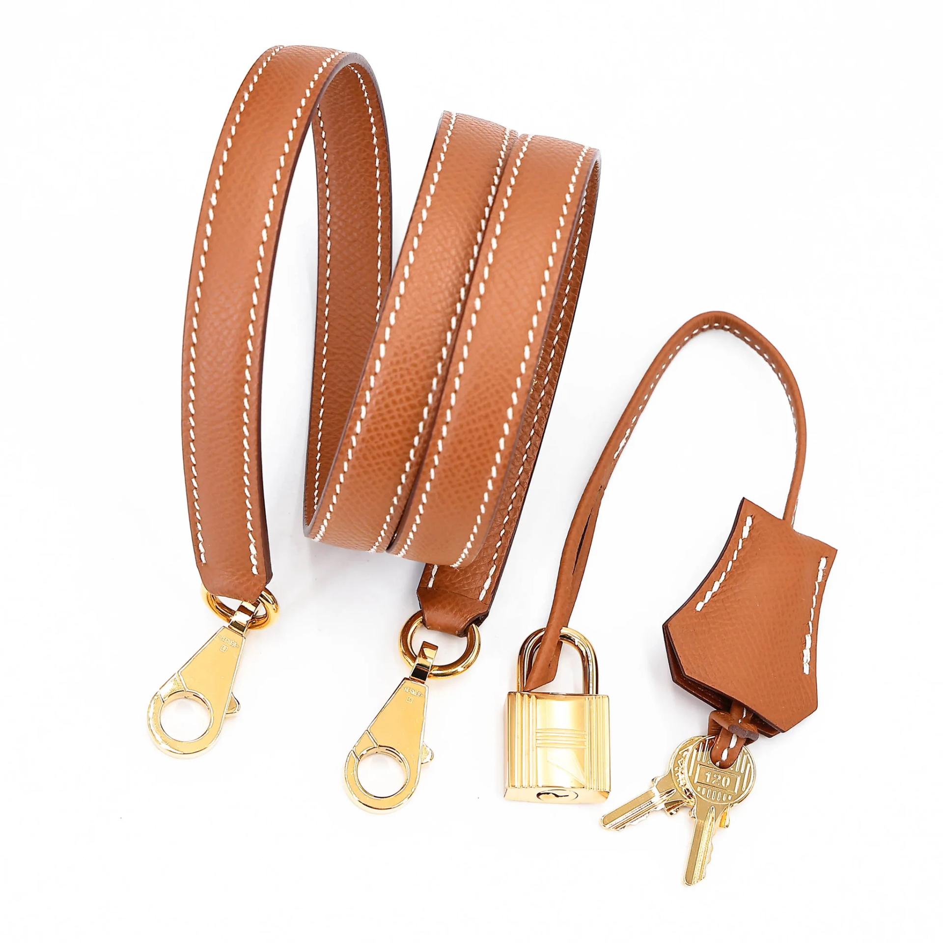 Very Good ( Rank A) HERMÈS Kelly 32 Sellier Gold (37) Epsom Gold hardware B (2023) - 27