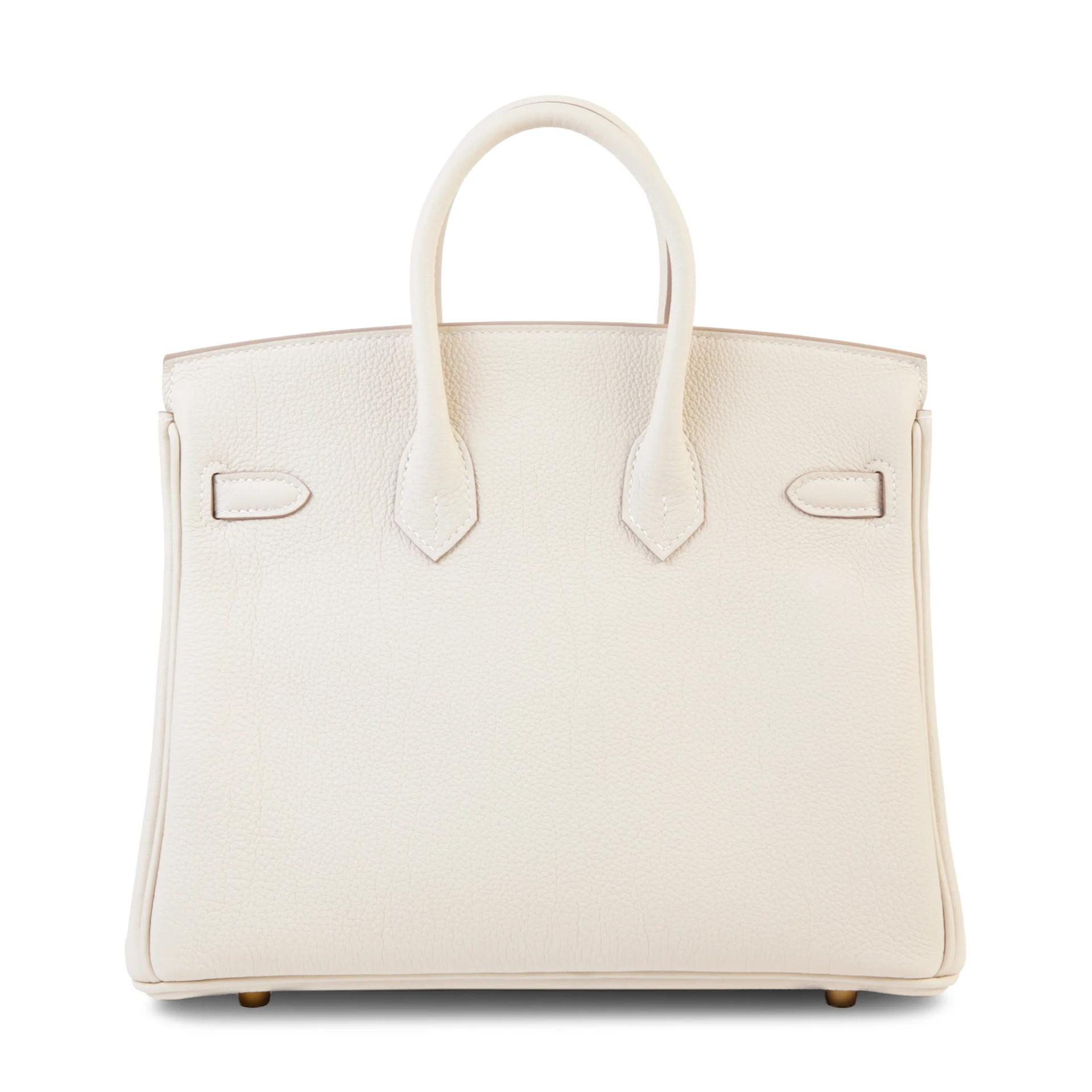 Brand New ( Rank N ) HERMÈS Birkin 25 Craie (10) Togo Gold hardware G (2026) - 2