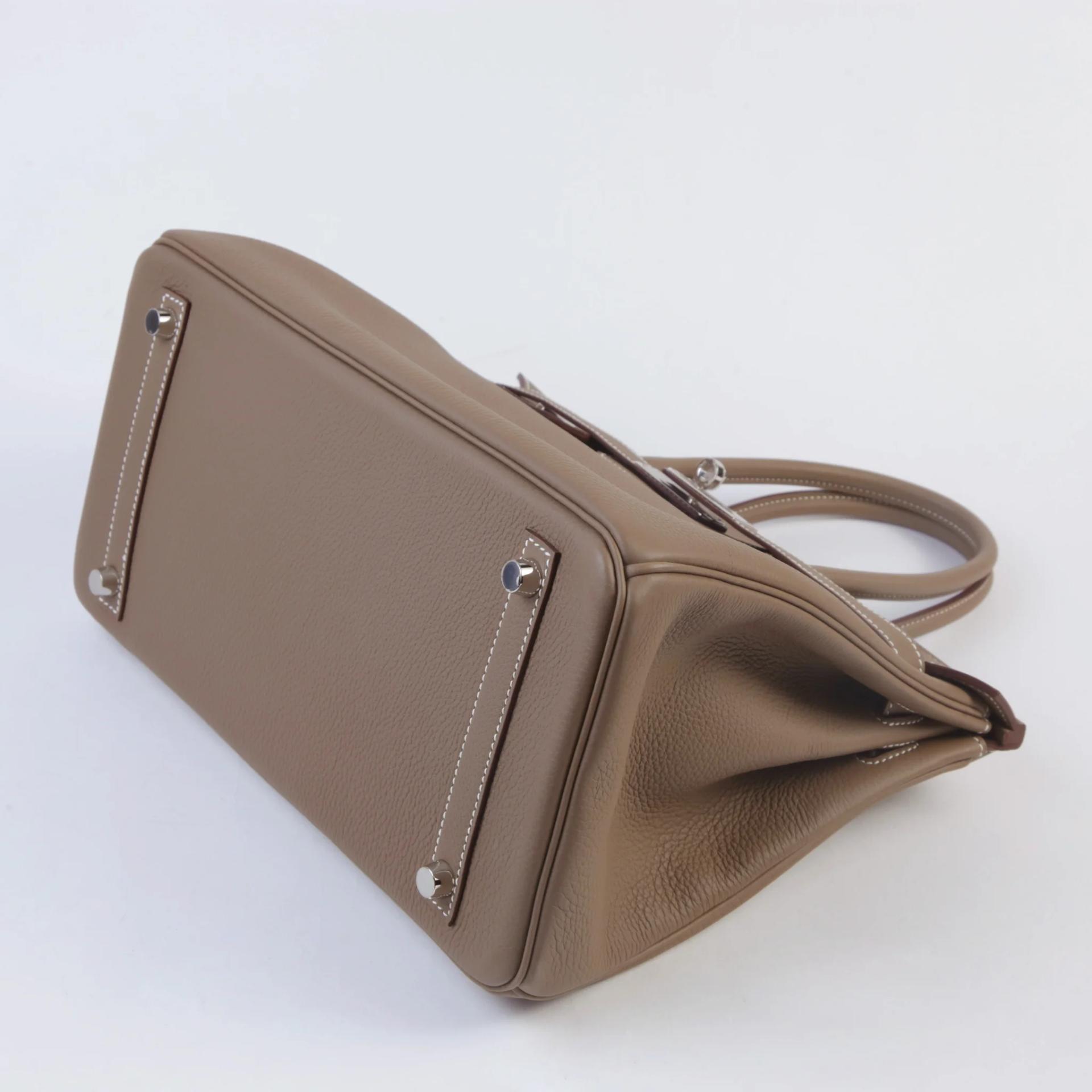 ランク N 新品 HERMÈS エルメス バーキン30 エトゥープ (18) トゴ シルバー金具 G刻印 (2026) - 5