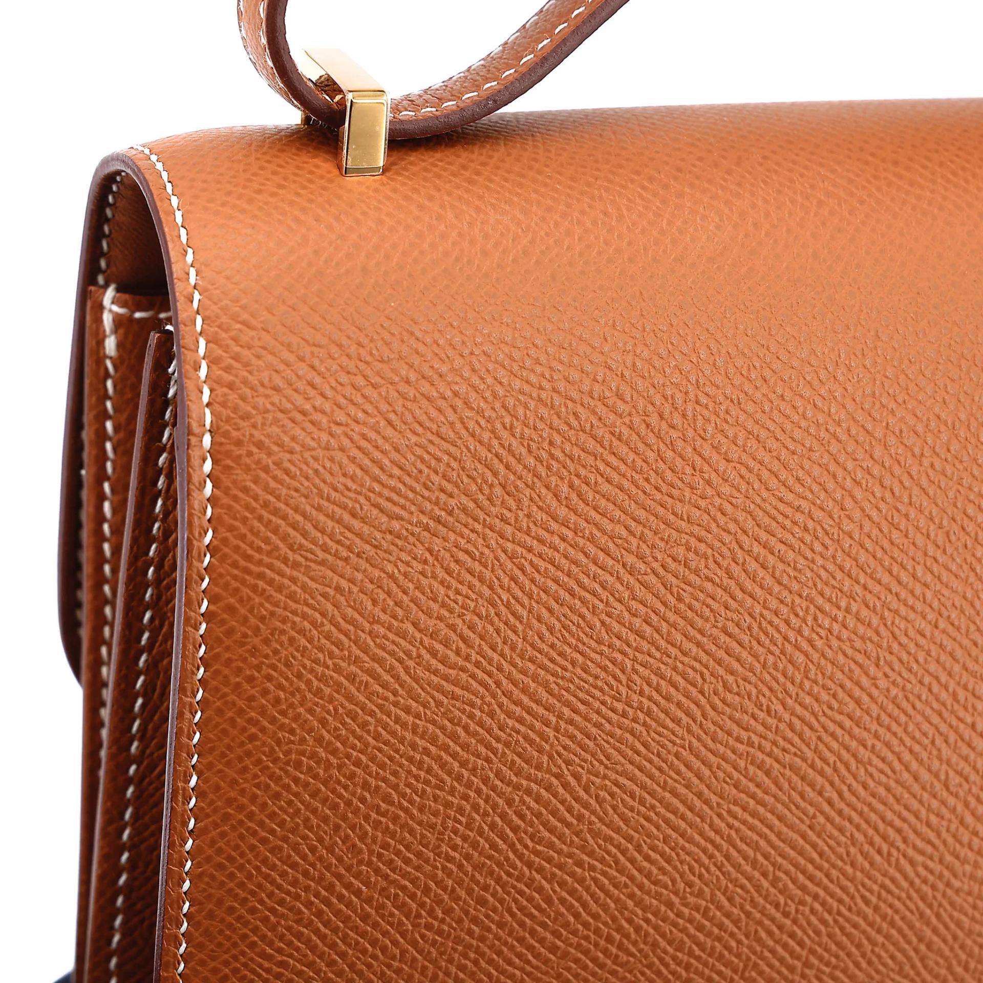 ランク SA HERMÈS エルメス コンスタンス3 ミニ ゴールド (37) エプソン ゴールド金具 U刻印 (2022) - 4