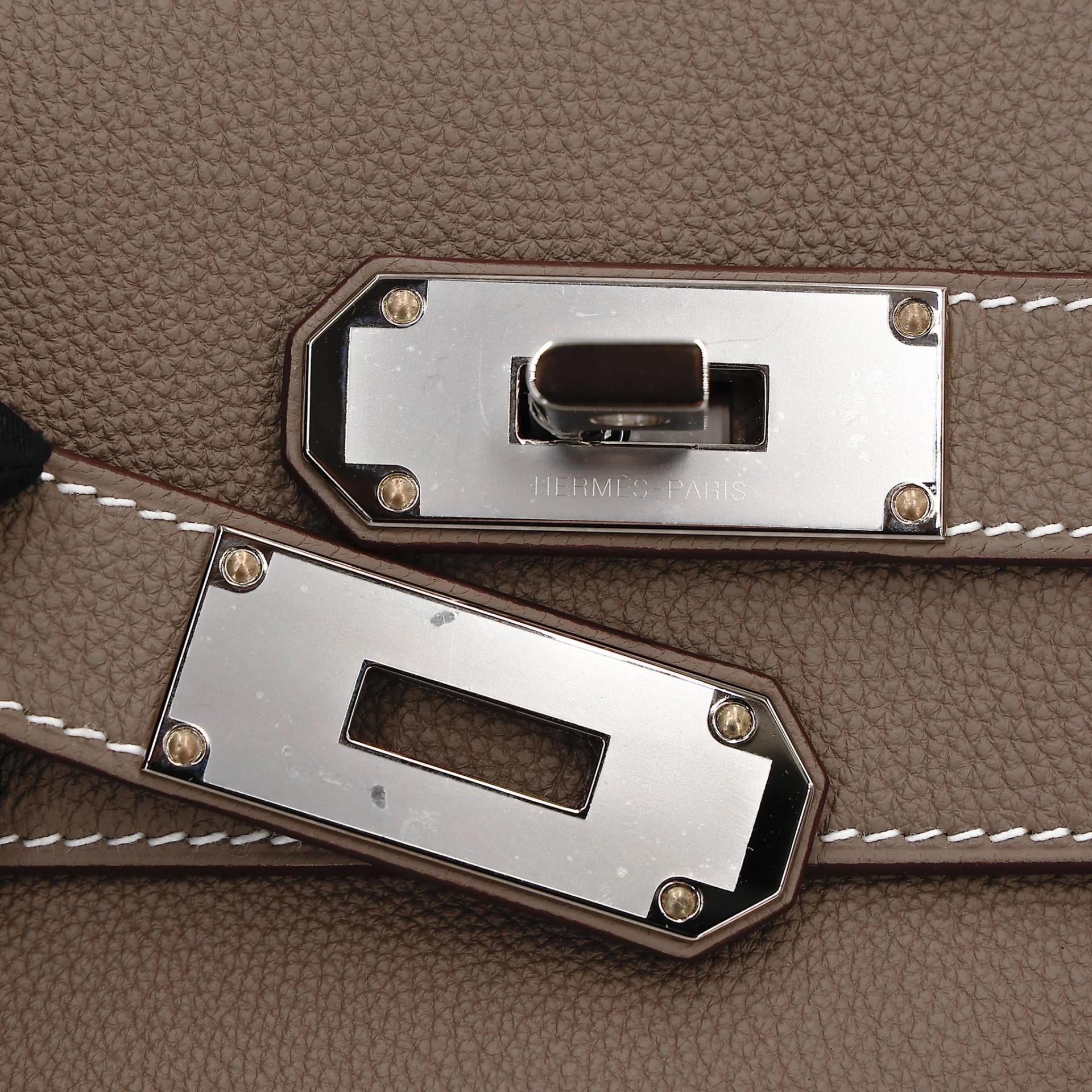 Unused ( Rank NS ) HERMÈS Hac a Dos PM Etoupe (18) Togo Palladium hardware W (2024) - 9