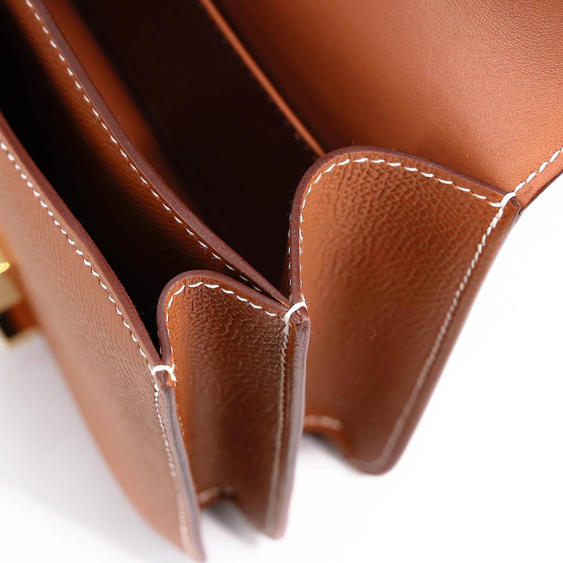 ランク SA HERMÈS エルメス コンスタンス3 ミニ ゴールド (37) エプソン ゴールド金具 U刻印 (2022) - 15