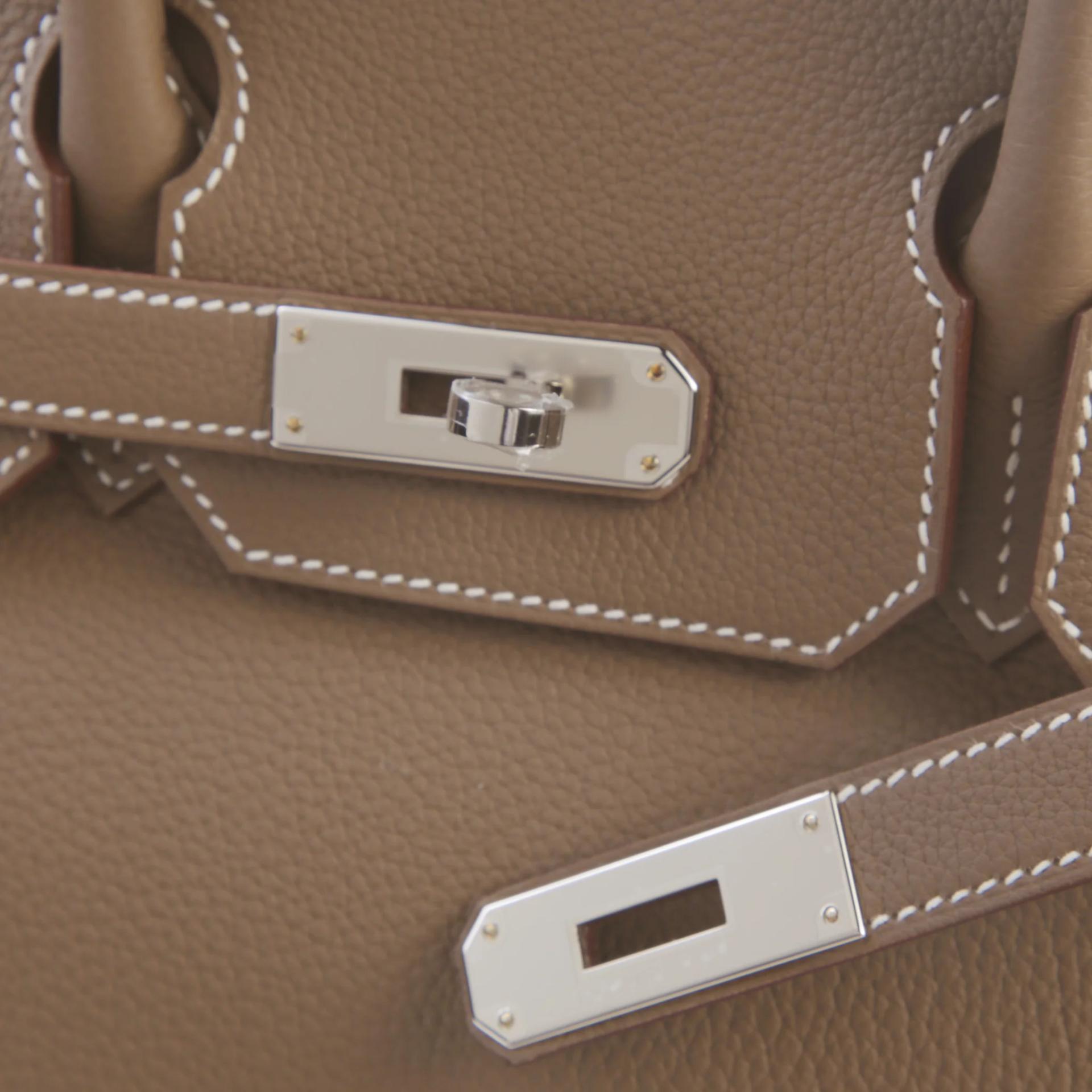 ランク N 新品 HERMÈS エルメス バーキン30 エトゥープ (18) トゴ シルバー金具 G刻印 (2026) - 8