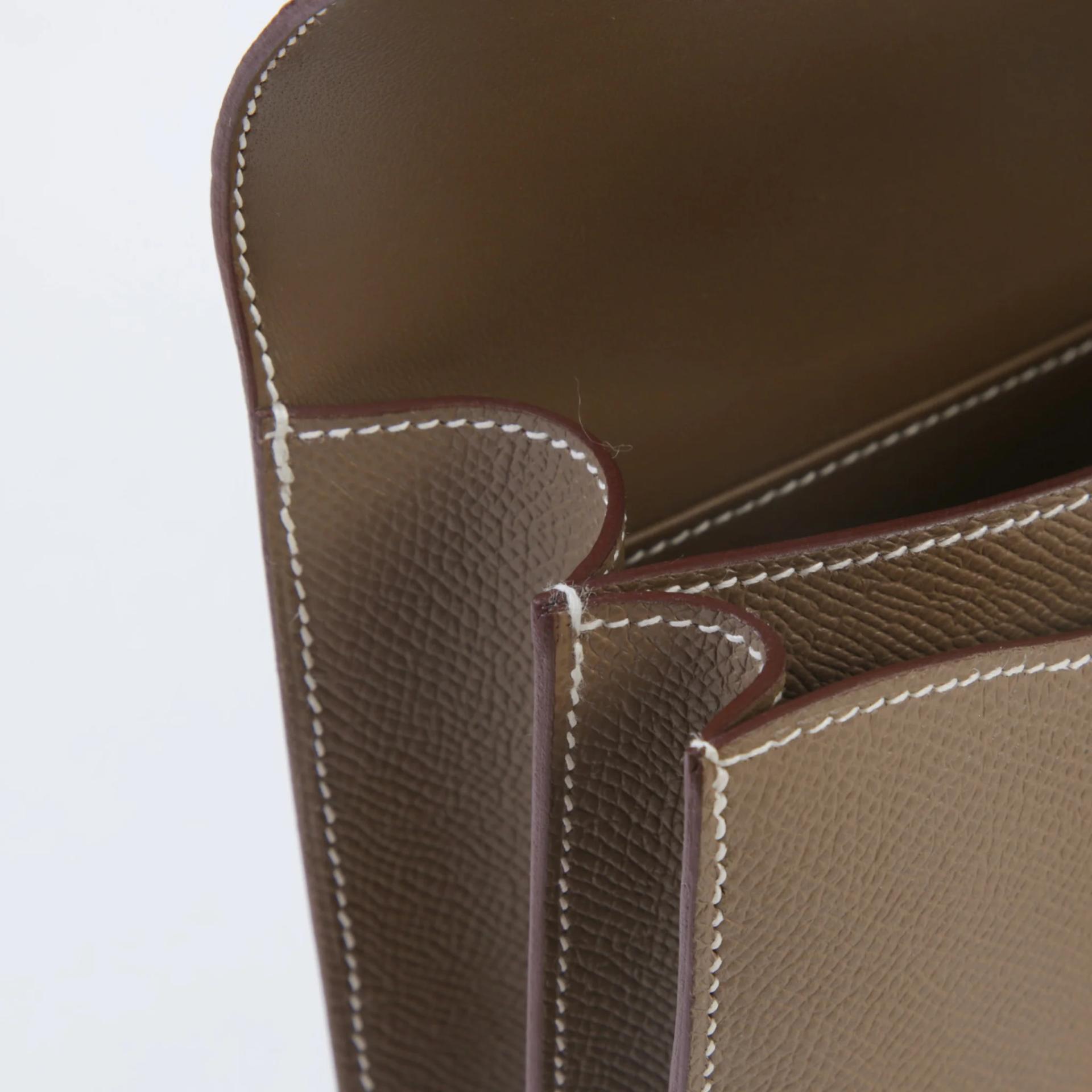 ランク NS 未使用品 HERMÈS エルメス コンスタンス ミニ 19 ミラー エトゥープ (18) エプソン ゴールド金具 W刻印 (2024) - 13