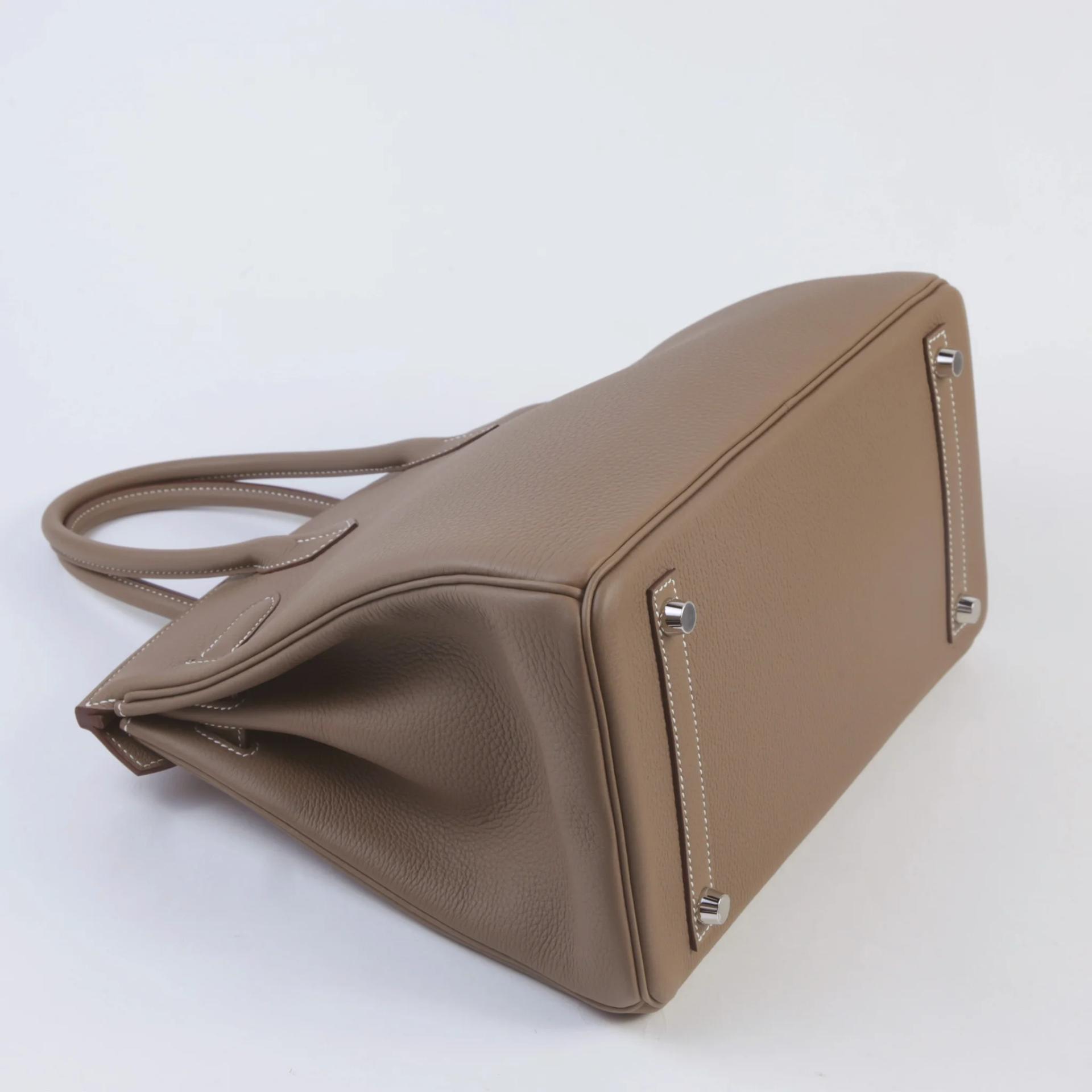 ランク N 新品 HERMÈS エルメス バーキン30 エトゥープ (18) トゴ シルバー金具 G刻印 (2026) - 6