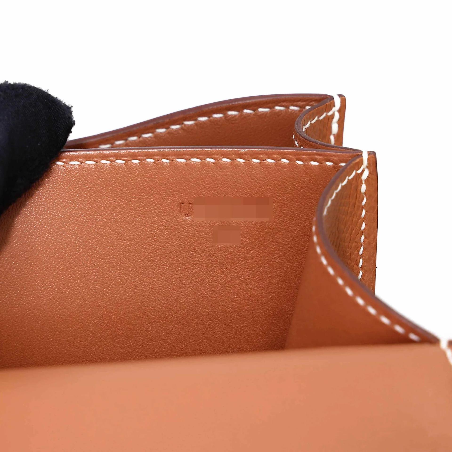 ランク SA HERMÈS エルメス コンスタンス3 ミニ ゴールド (37) エプソン ゴールド金具 U刻印 (2022) - 14