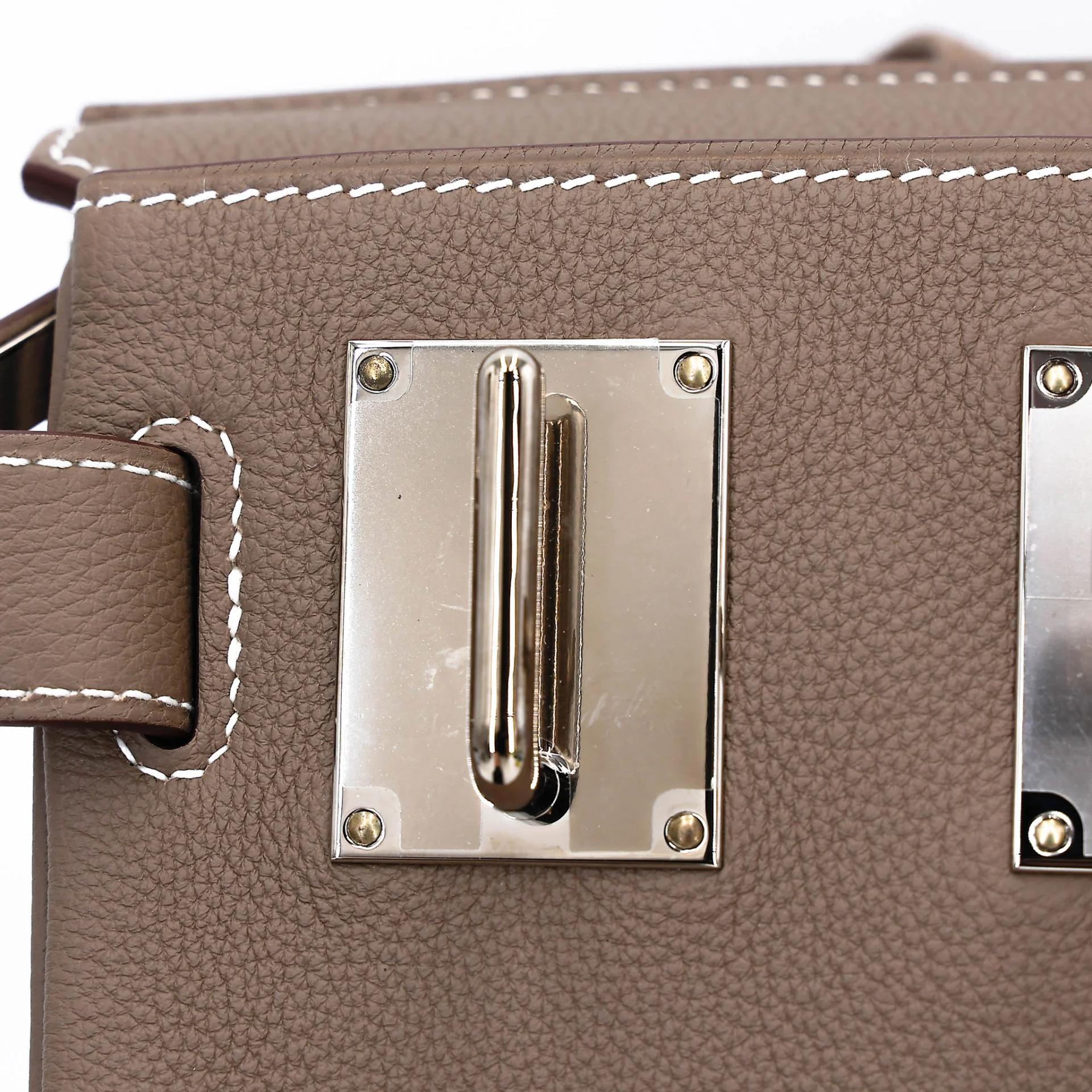 Unused ( Rank NS ) HERMÈS Hac a Dos PM Etoupe (18) Togo Palladium hardware W (2024) - 14