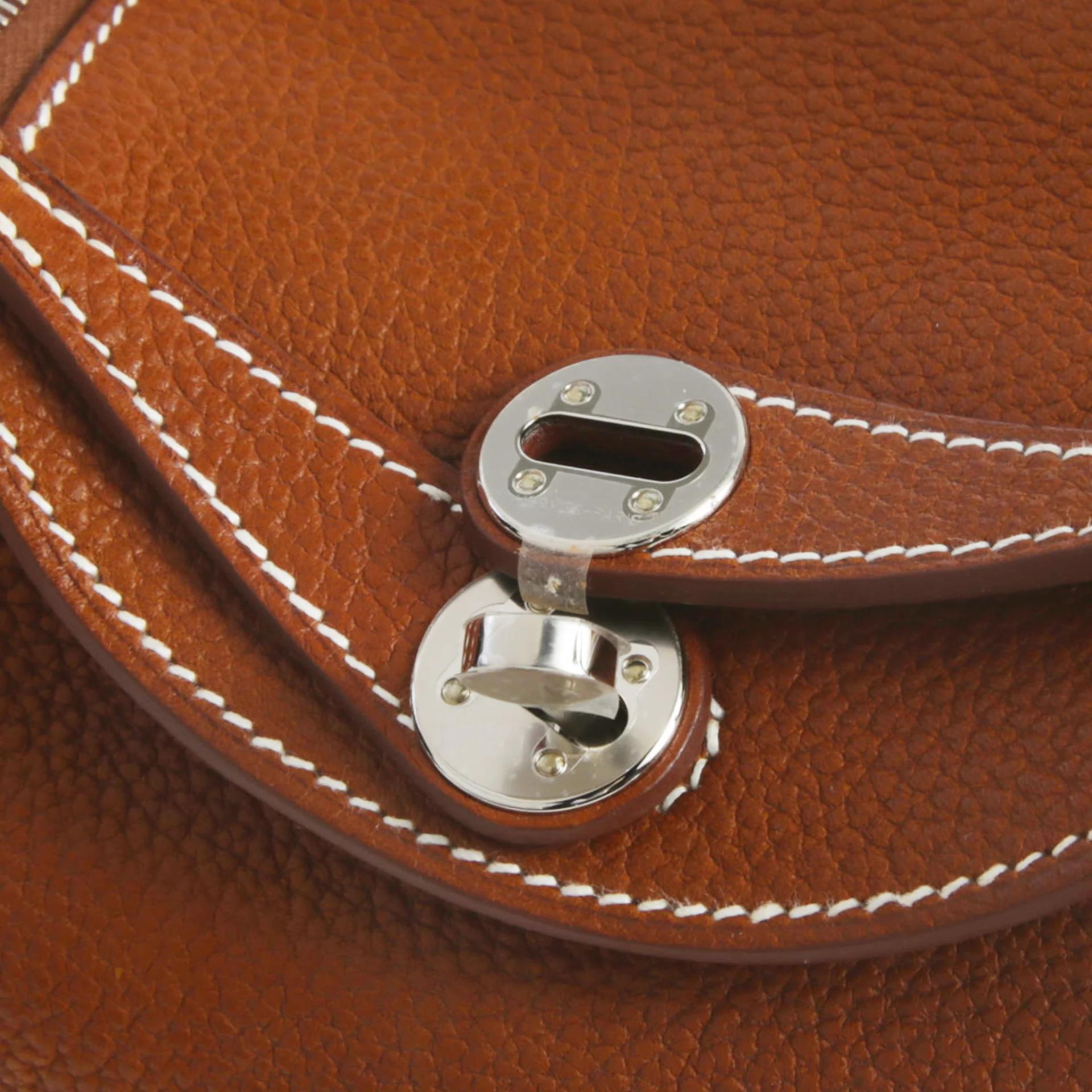 Unused ( Rank NS ) HERMÈS Mini Lindy II Fauve (34) Barenia Faubourg Palladium hardware K (2025) - 8