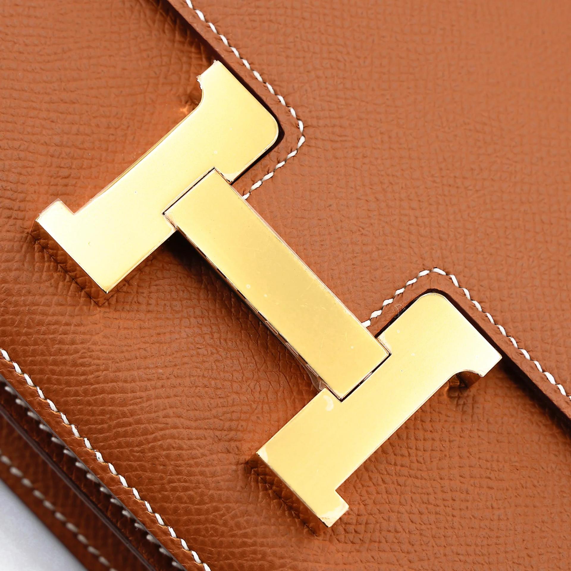 ランク SA HERMÈS エルメス コンスタンス3 ミニ ゴールド (37) エプソン ゴールド金具 U刻印 (2022) - 9