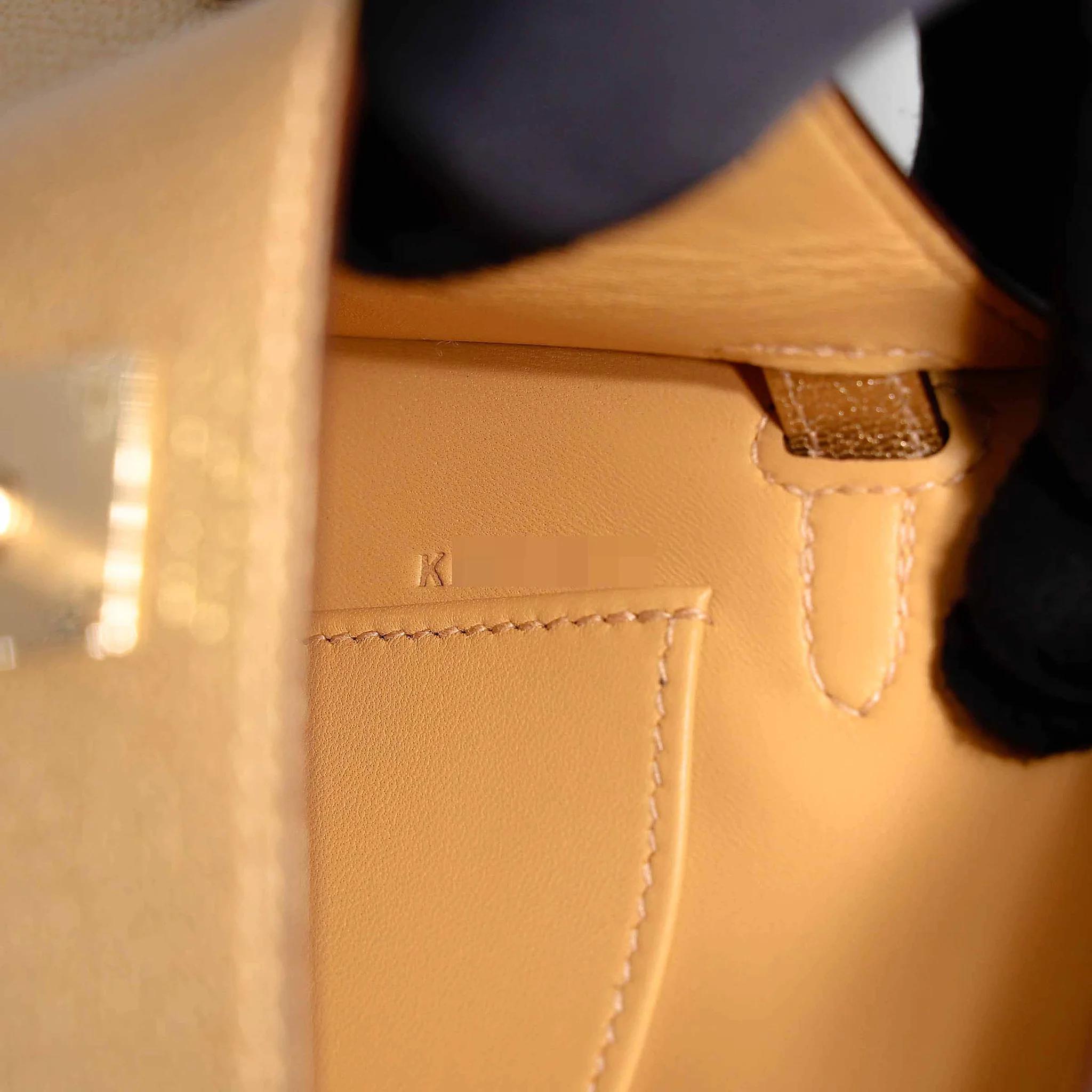 Brand New ( Rank N ) HERMÈS Mini Kelly II Dore (Y9) Chamkilight Permabrass hardware K (2025) - 14
