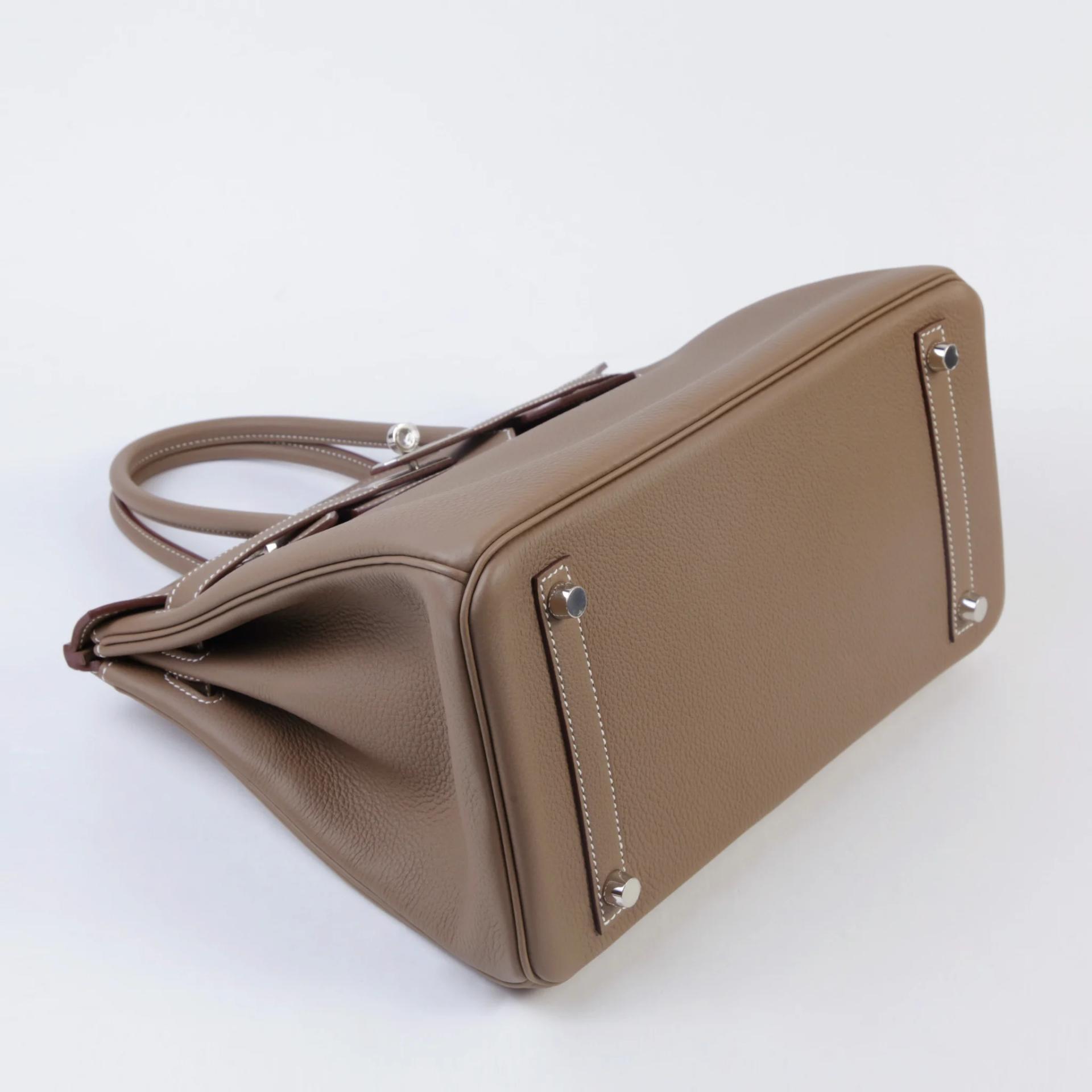 ランク N 新品 HERMÈS エルメス バーキン30 エトゥープ (18) トゴ シルバー金具 G刻印 (2026) - 4