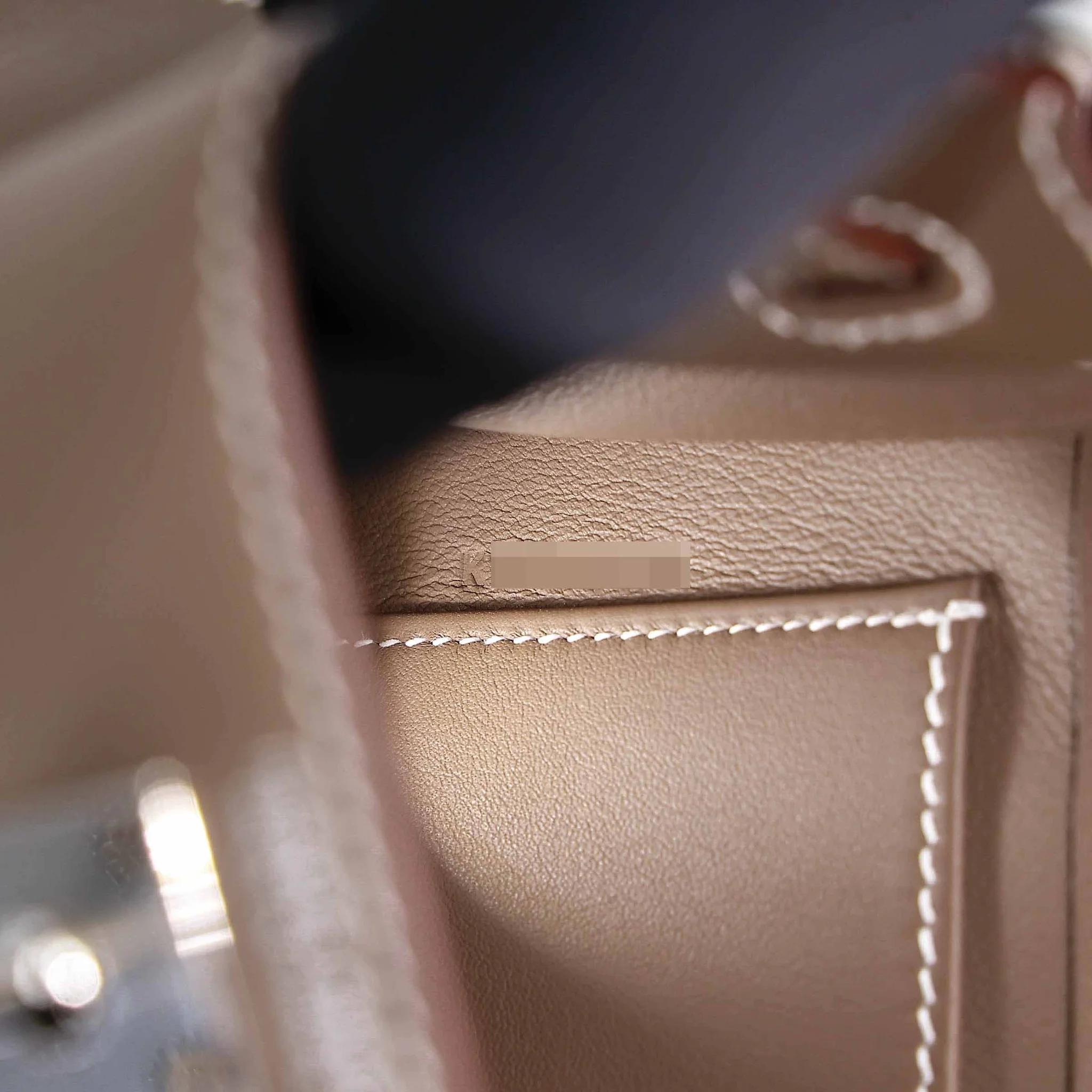 Brand New ( Rank N ) HERMÈS Kelly Danse Etoupe (18) Swift Palladium hardware K (2025) - 13