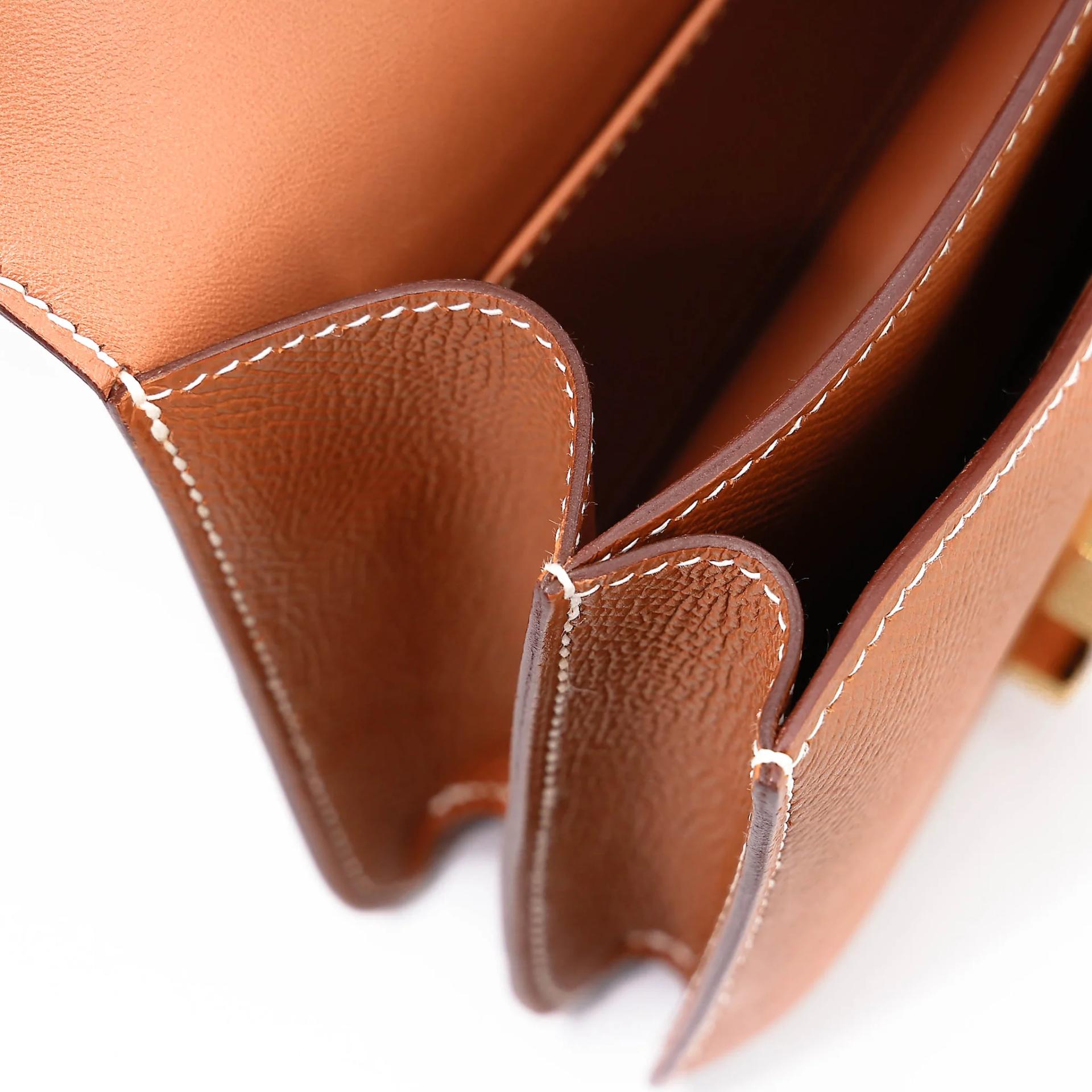 ランク SA HERMÈS エルメス コンスタンス3 ミニ ゴールド (37) エプソン ゴールド金具 U刻印 (2022) - 16