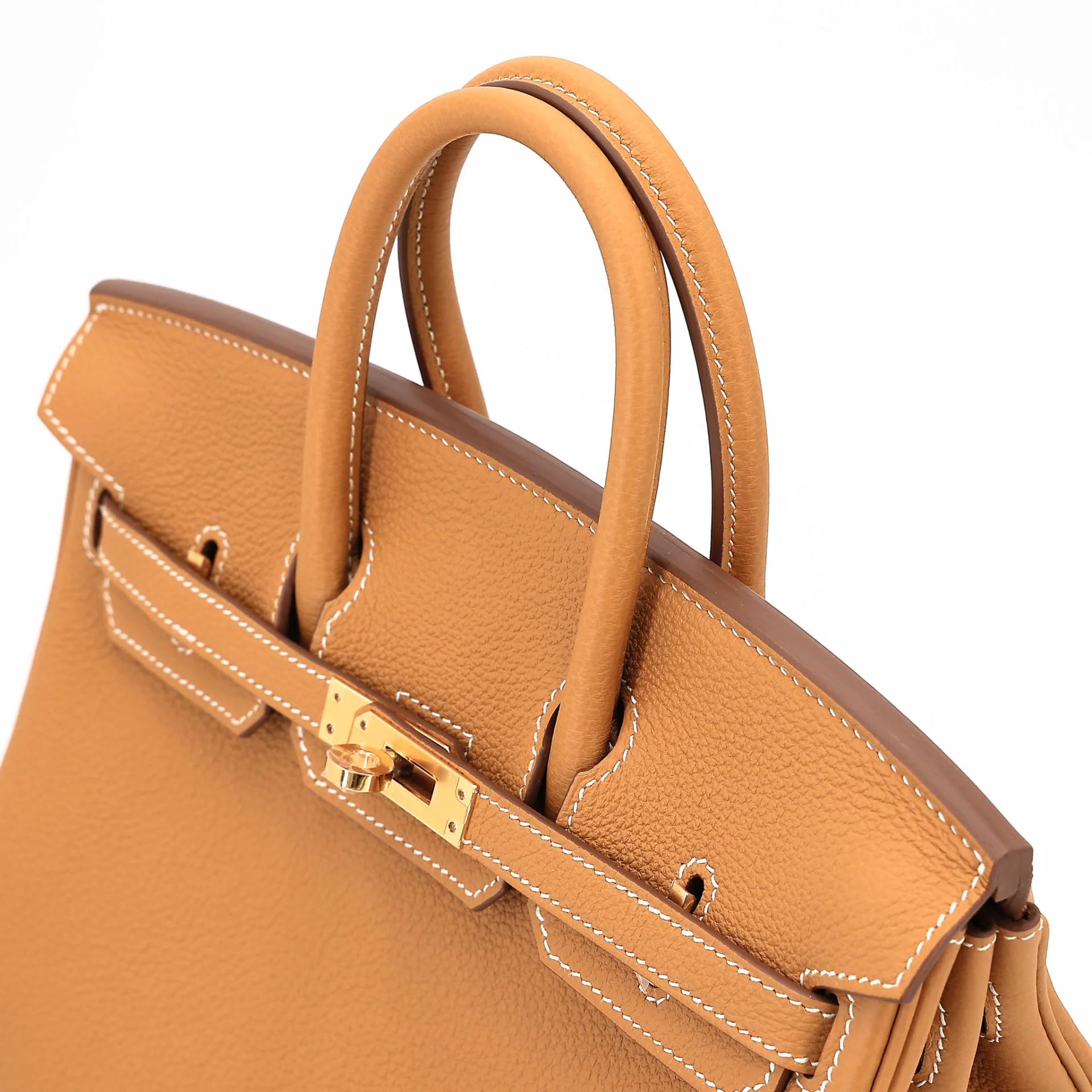 ランク N 新品 HERMÈS エルメス バーキン25 ナチュラルサブレ (21) トゴ ゴールド金具 K刻印 (2025) - 3