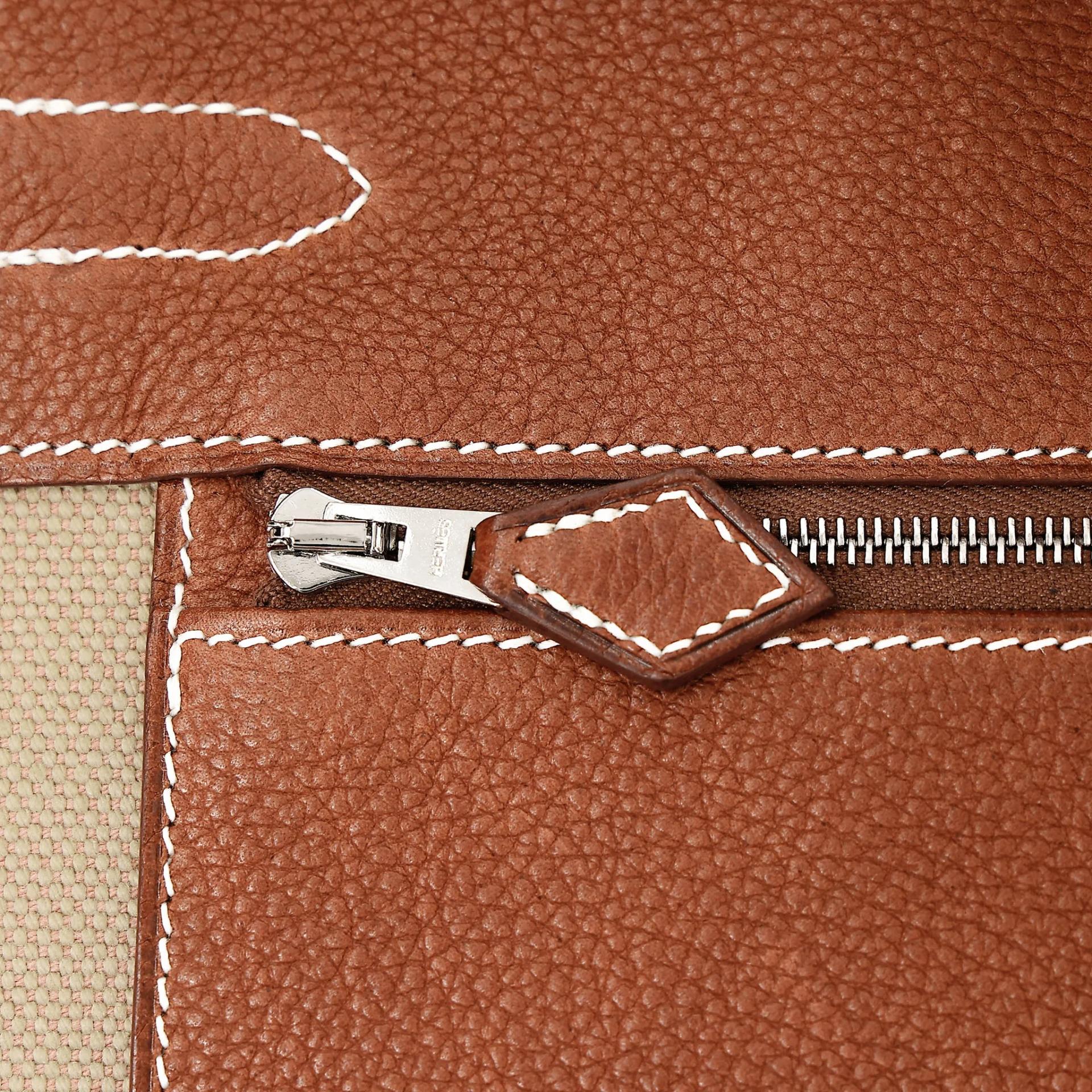 ランク N 新品 HERMÈS エルメス 限定品 バーキン35 アランヴェール フォーブ (34) フィセル (17) バレニア トワルアッシュ シルバー金具 G刻印 (2026) - 10
