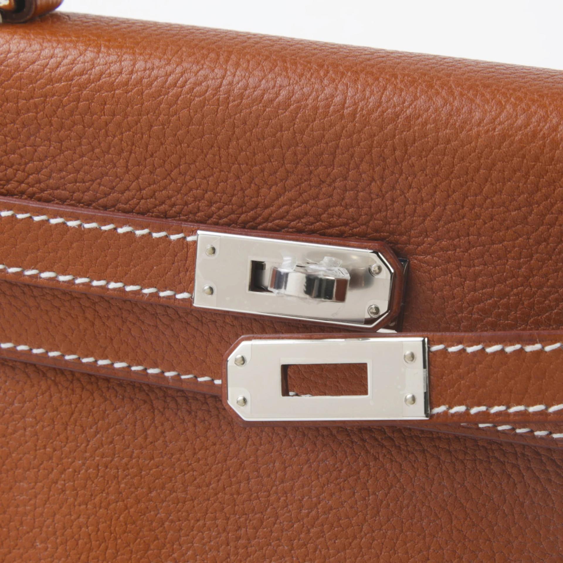 ランク SA HERMÈS エルメス ケリー25 内縫い フォーブ (34) バレニア フォーブル シルバー金具 B刻印 (2023) - 8