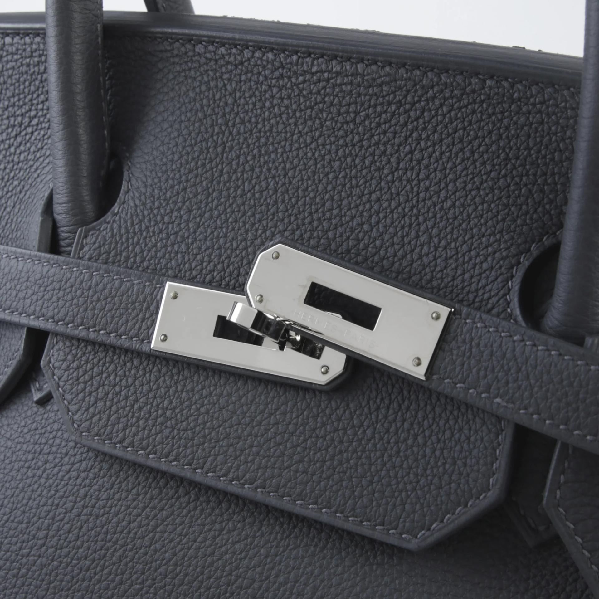 ランク SA HERMÈS エルメス バーキン40 アルドワーズ (85) トゴ シルバー金具 K刻印 (2025) - 8