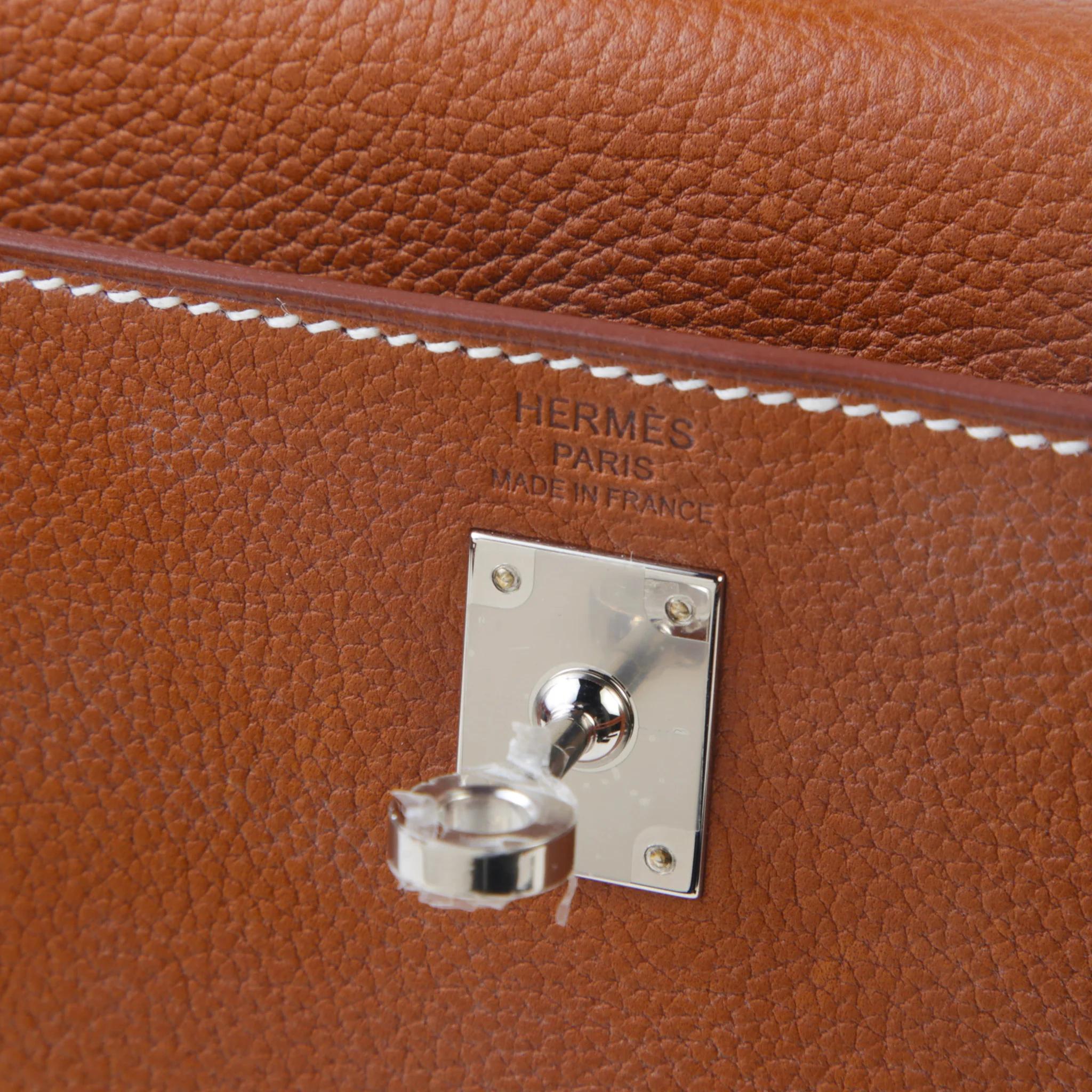 ランク SA HERMÈS エルメス ケリー25 内縫い フォーブ (34) バレニア フォーブル シルバー金具 B刻印 (2023) - 9