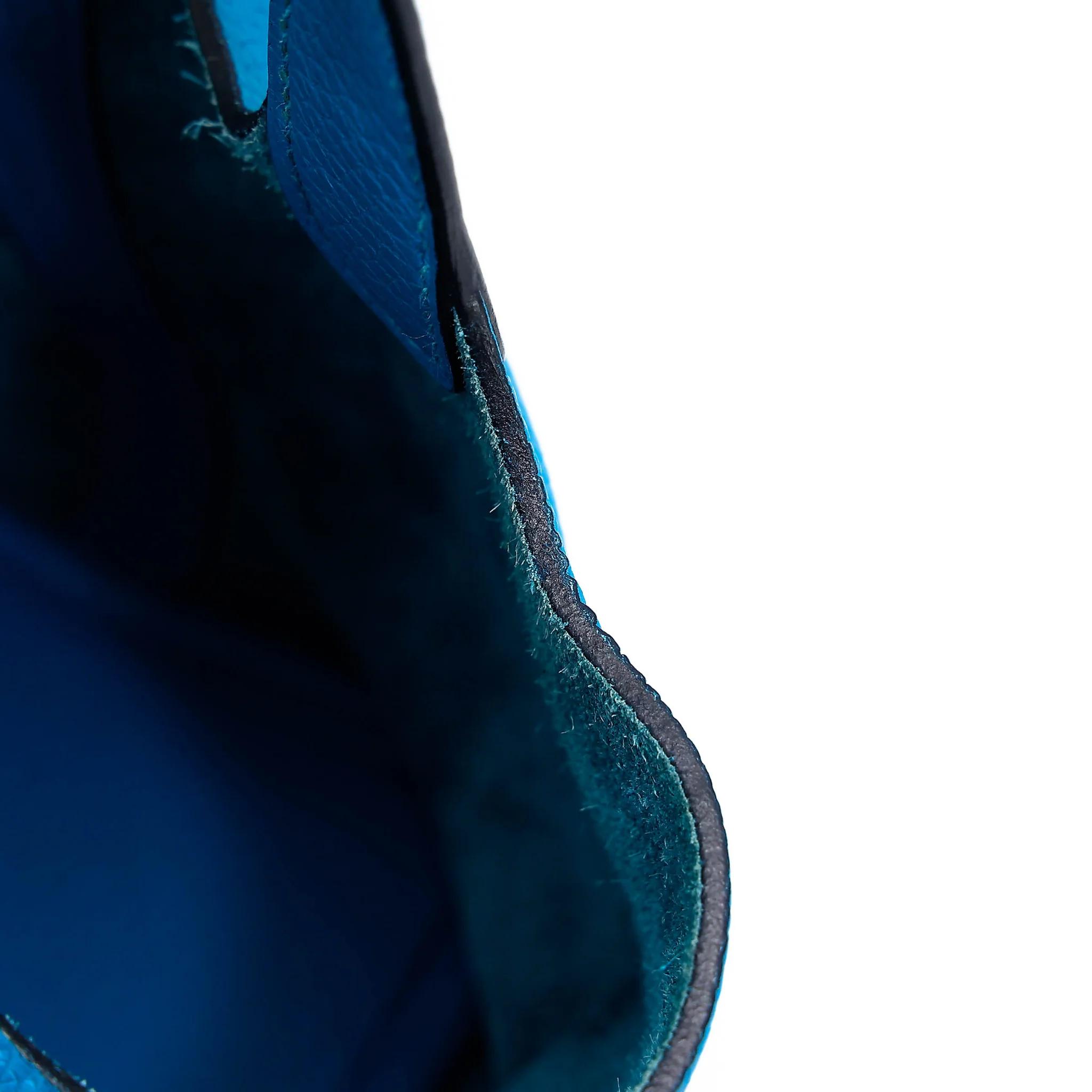 ランク A HERMÈS エルメス ピコタンロックPM ブルーフリーダ (0F) トリヨン シルバー金具 Y刻印 (2020) - 12
