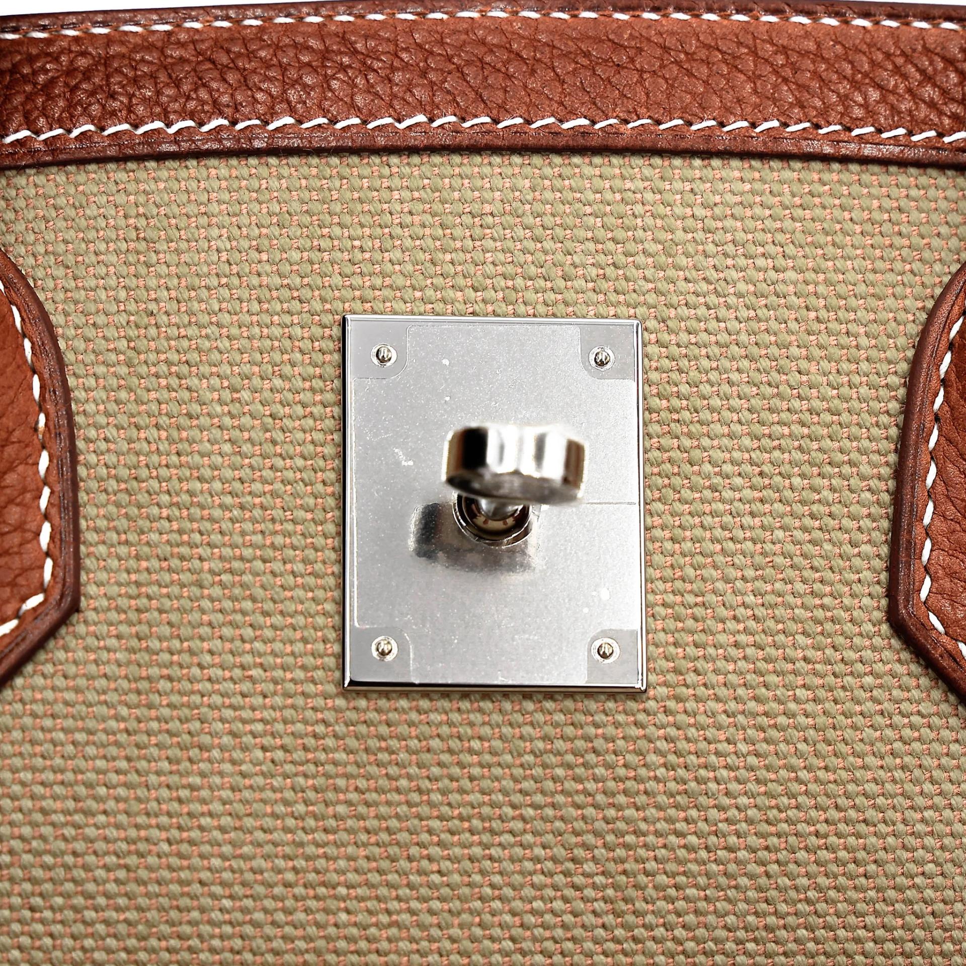 ランク N 新品 HERMÈS エルメス 限定品 バーキン35 アランヴェール フォーブ (34) フィセル (17) バレニア トワルアッシュ シルバー金具 G刻印 (2026) - 13
