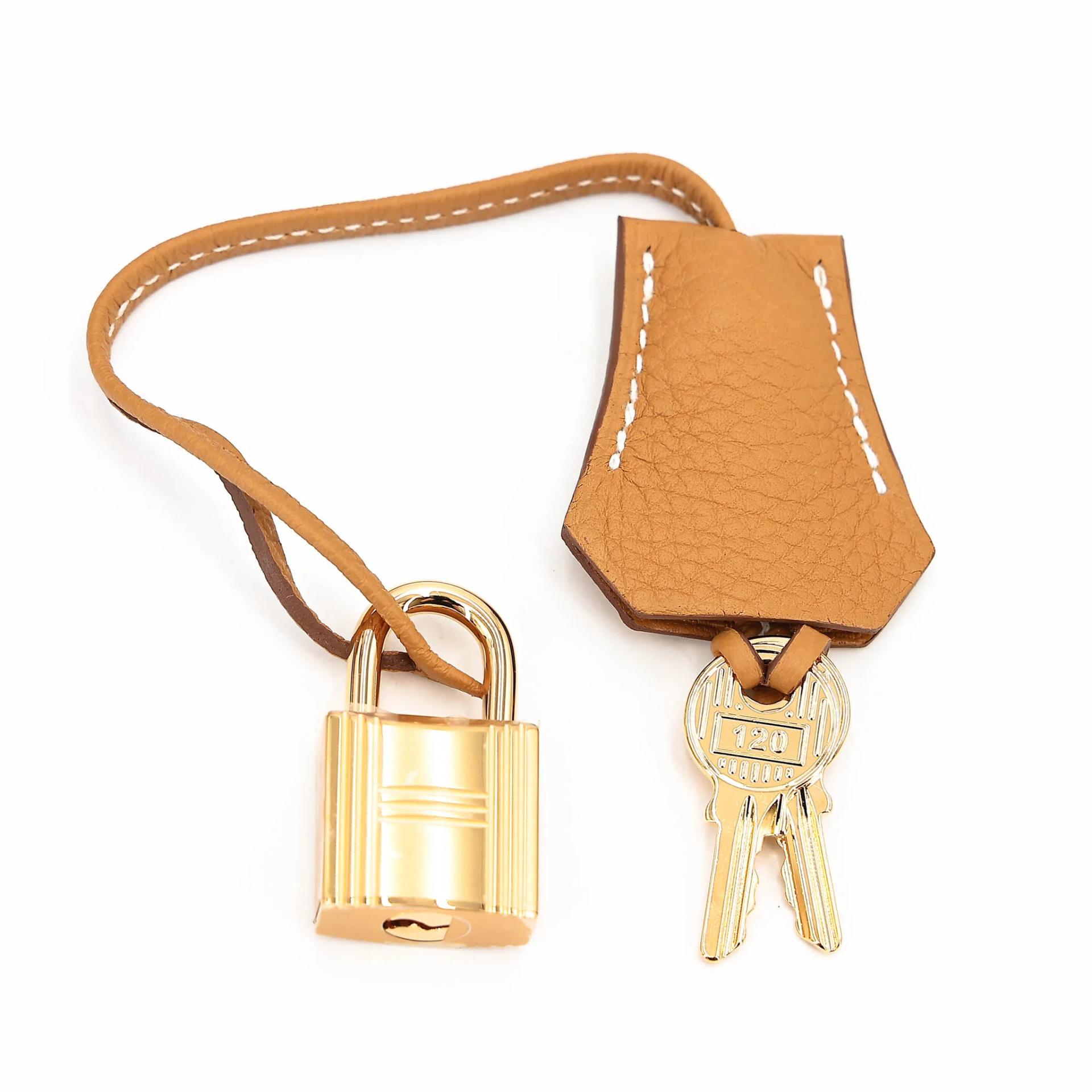 ランク N 新品 HERMÈS エルメス バーキン25 ナチュラルサブレ (21) トゴ ゴールド金具 K刻印 (2025) - 17