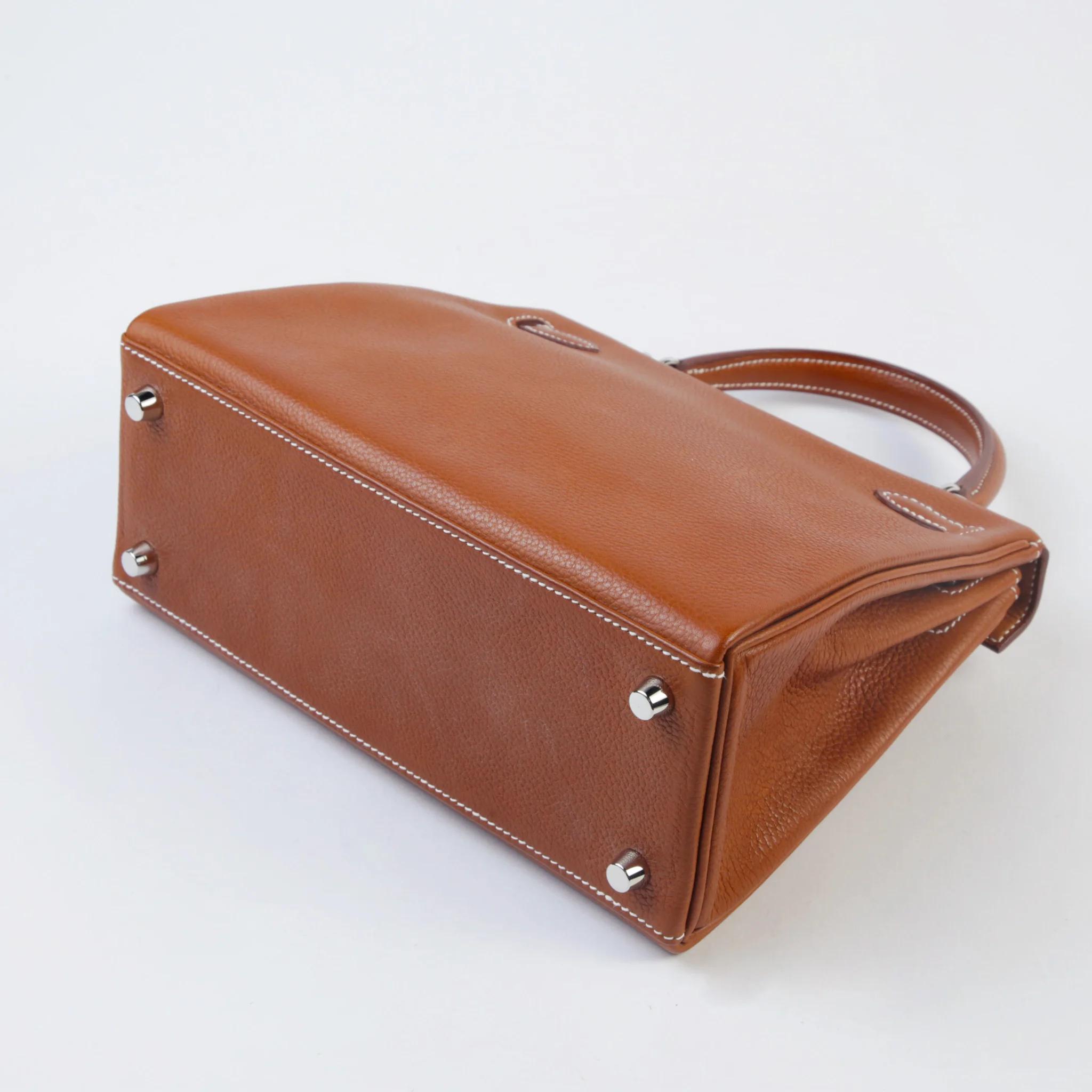 ランク SA HERMÈS エルメス ケリー25 内縫い フォーブ (34) バレニア フォーブル シルバー金具 B刻印 (2023) - 7