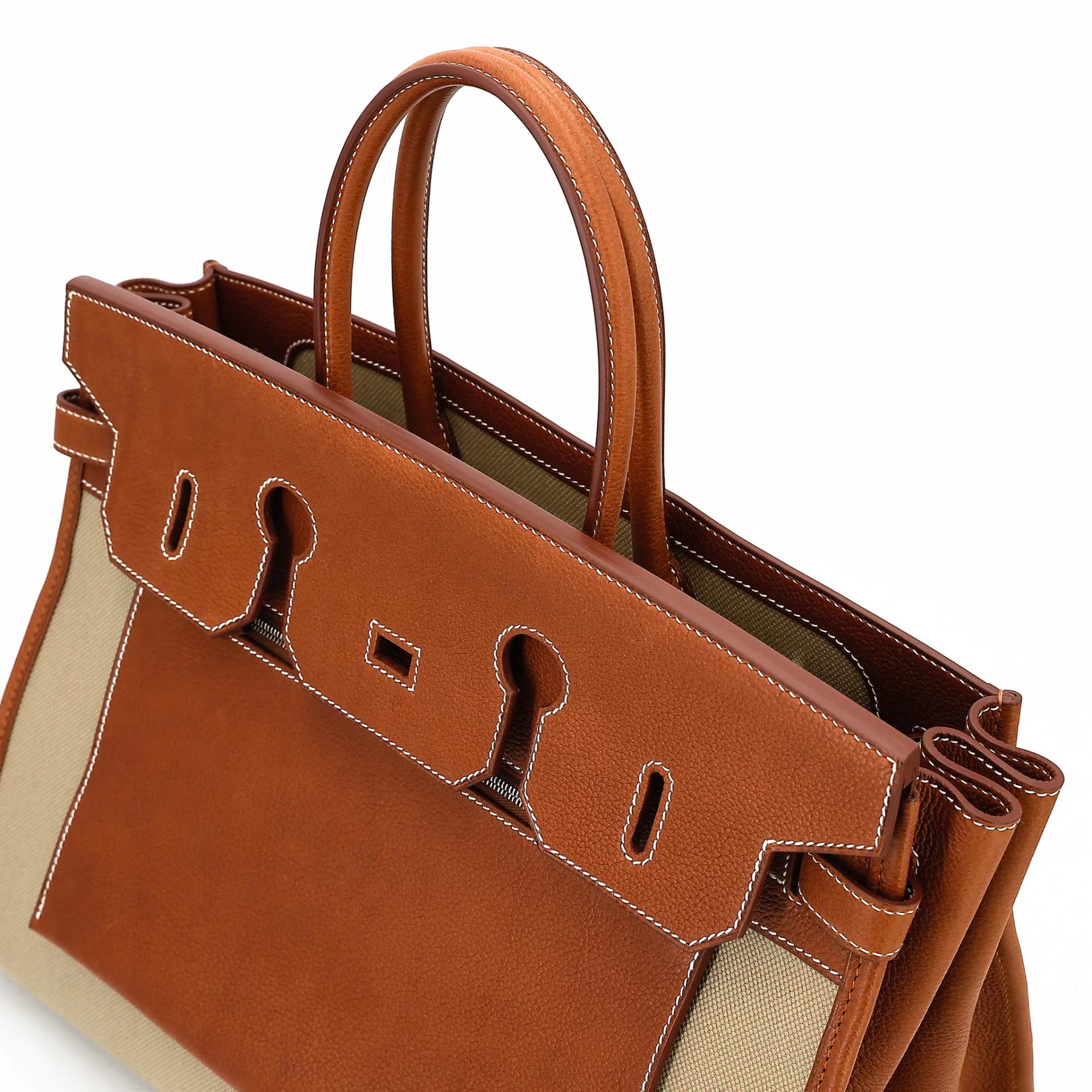 ランク N 新品 HERMÈS エルメス 限定品 バーキン35 アランヴェール フォーブ (34) フィセル (17) バレニア トワルアッシュ シルバー金具 G刻印 (2026) - 3