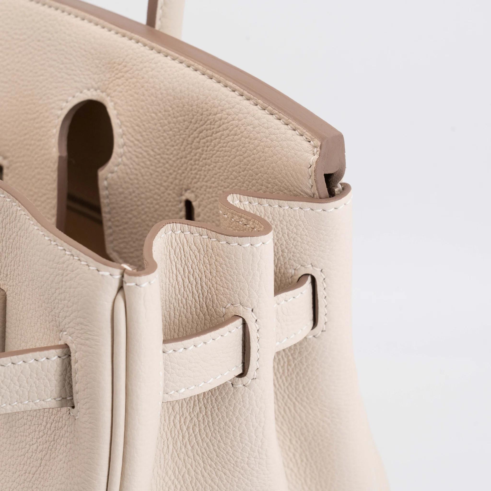 Brand New ( Rank N ) HERMÈS Birkin 30 Craie (10) Togo Palladium hardware K (2025) - 11