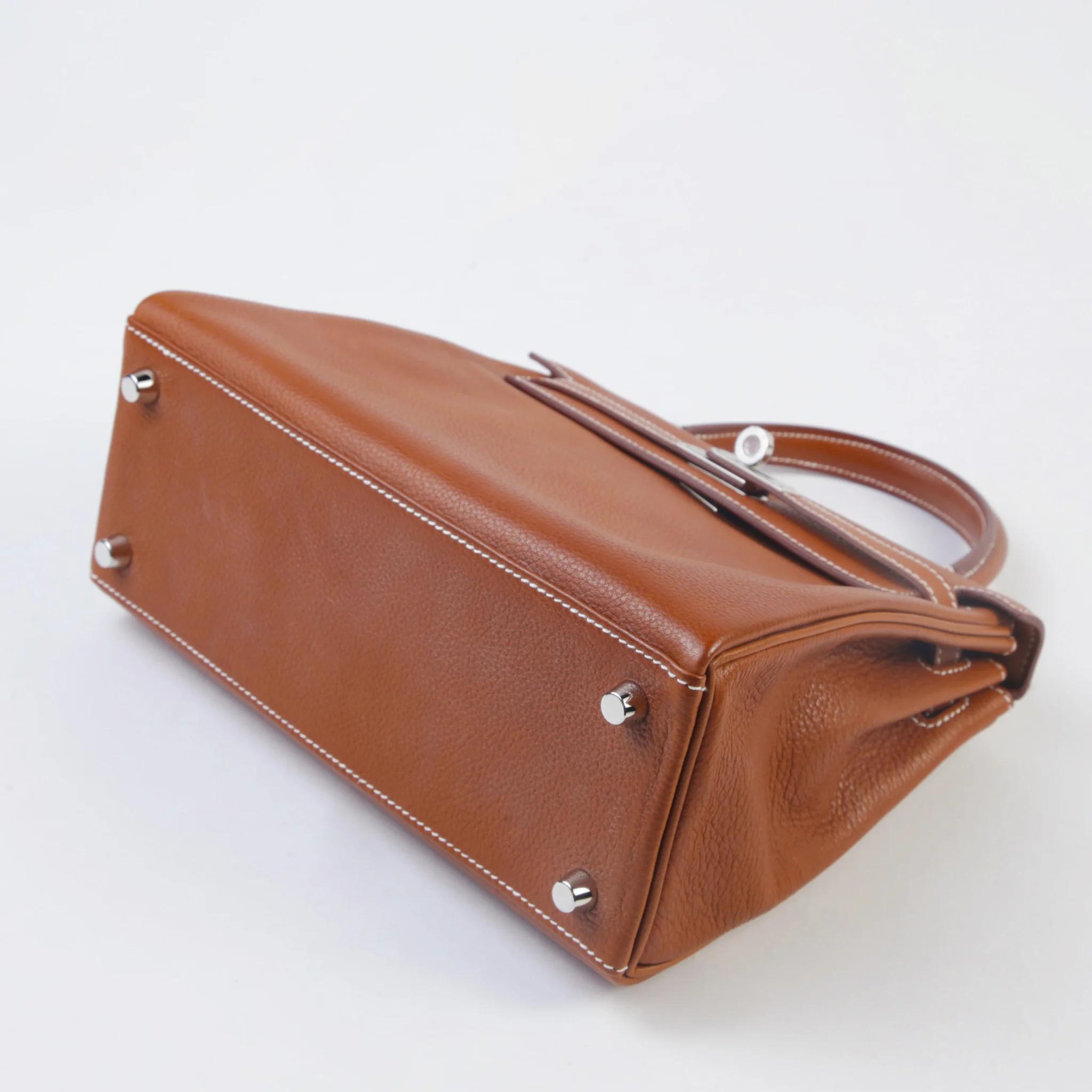 ランク SA HERMÈS エルメス ケリー25 内縫い フォーブ (34) バレニア フォーブル シルバー金具 B刻印 (2023) - 5
