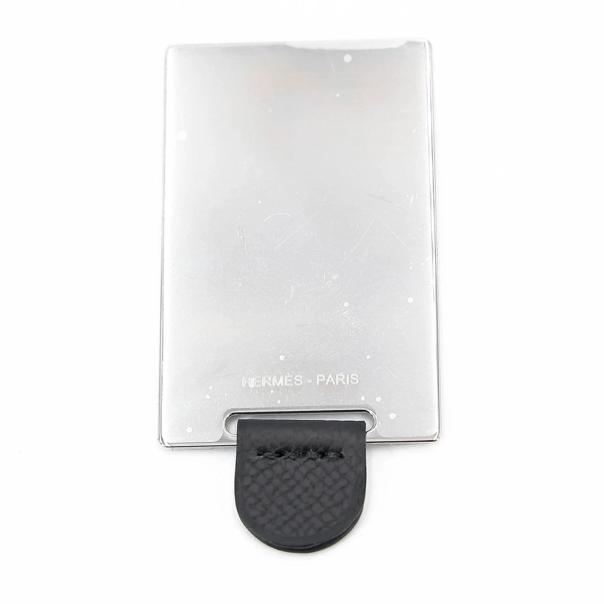 Brand New ( Rank N ) HERMÈS Constance Mini 19 Mirror Noir (89) Epsom Palladium hardware G (2026) - 18