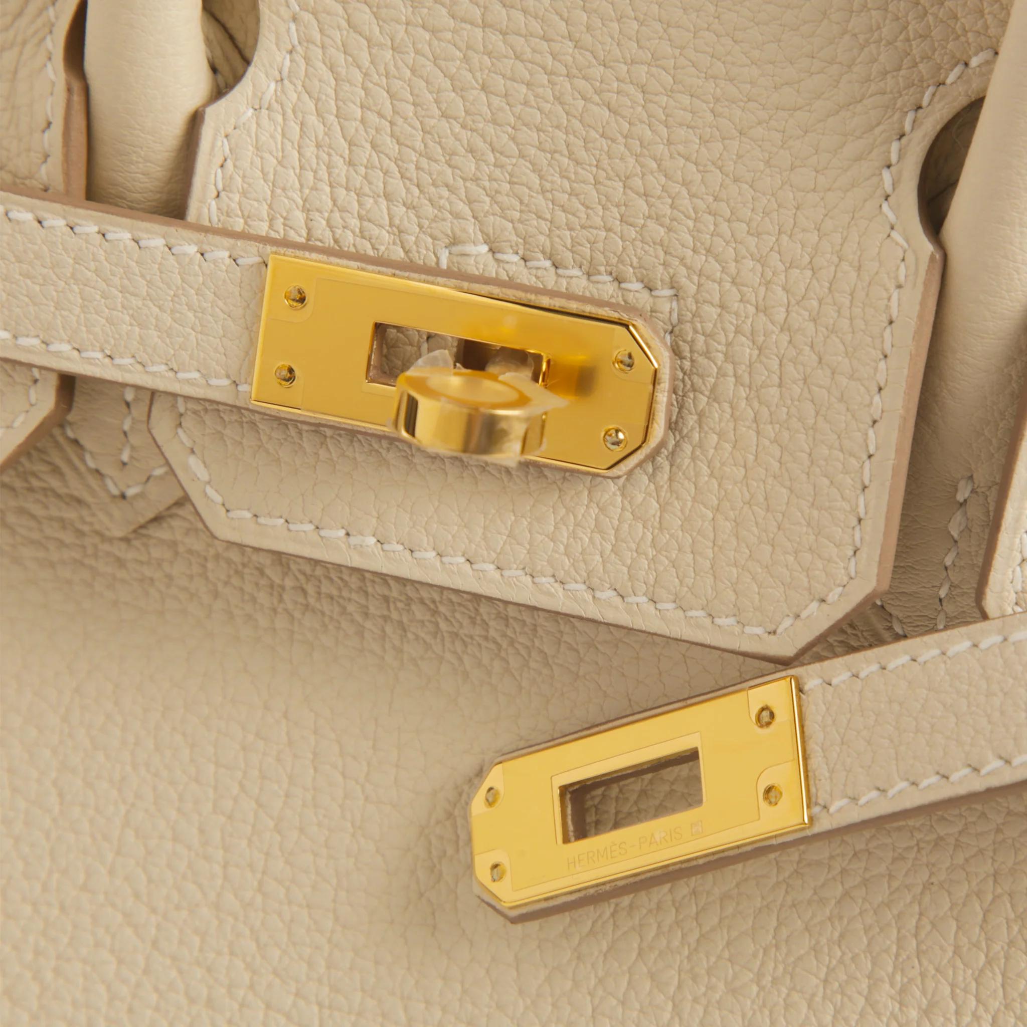 ランク N 新品 HERMÈS エルメス バーキン25 クレ (10) トゴ ゴールド金具 G刻印 (2026) - 8
