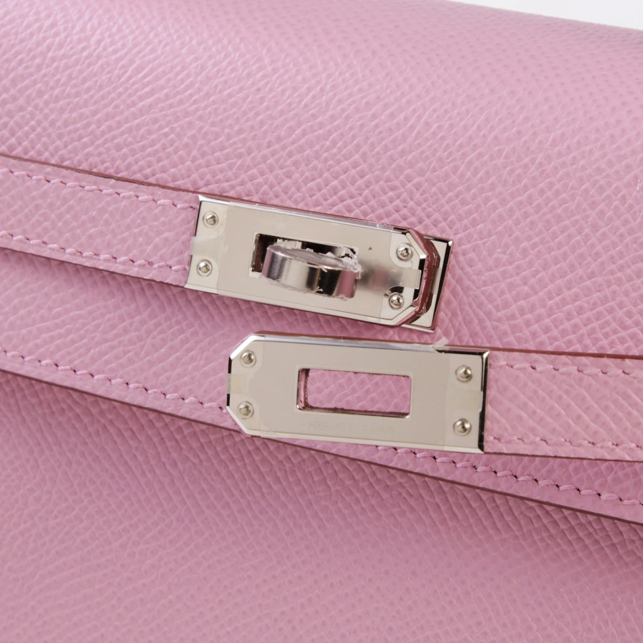 ランク NS 未使用品 HERMÈS エルメス ケリー25 セリエ モーヴシルベストル (X9) エプソン シルバー金具 U刻印 (2022) - 8