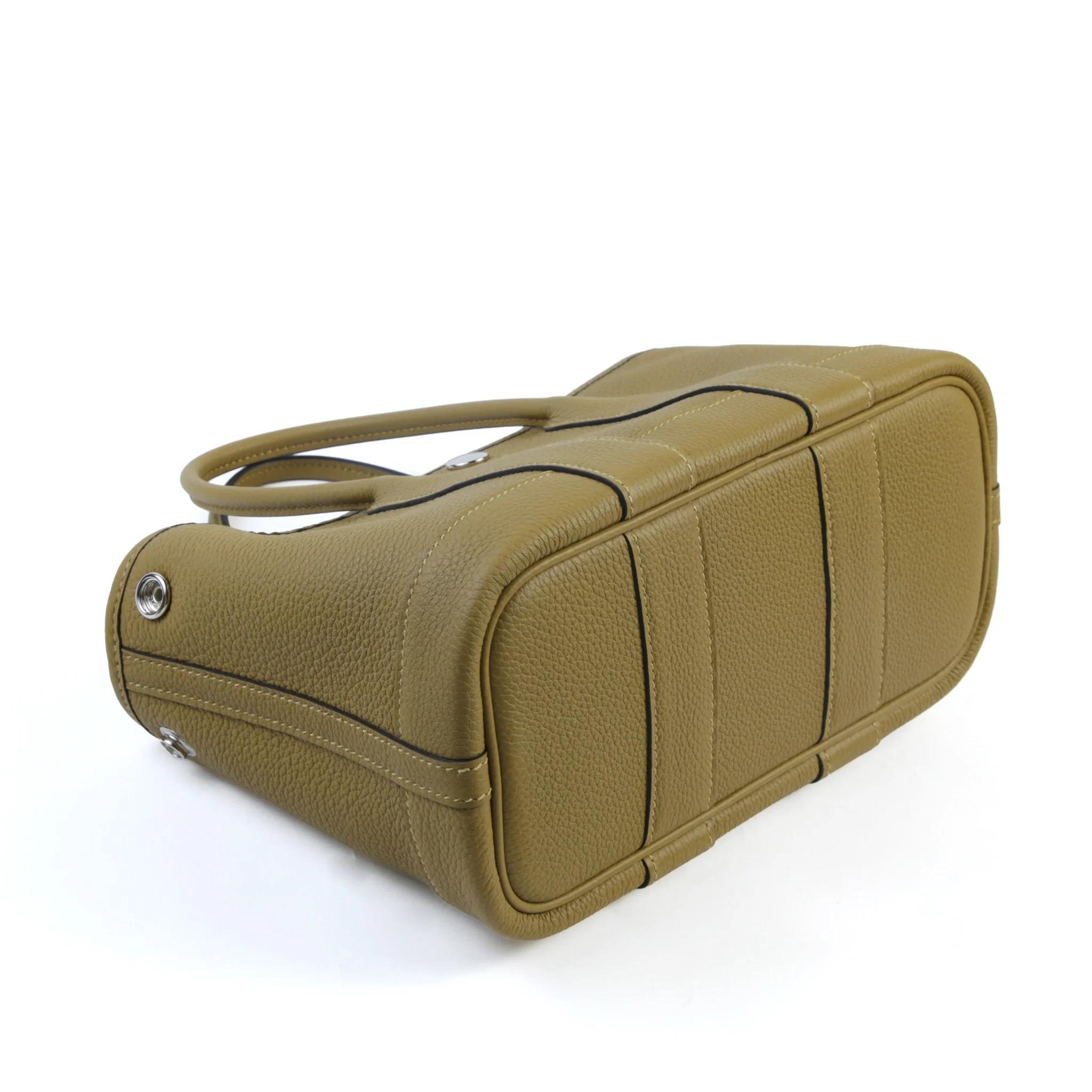 Unused ( Rank NS ) HERMÈS Neo Garden Party 23 Dune (2D) Negonda Palladium hardware G (2026) - 4