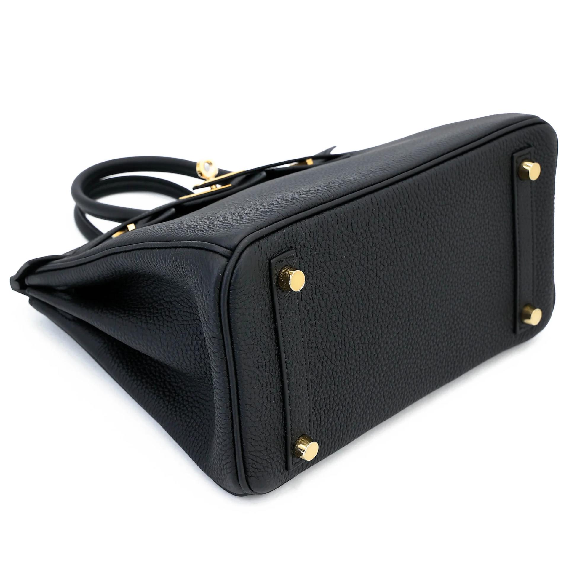 Brand New ( Rank N ) HERMÈS Birkin 25 Noir (89) Togo Gold hardware G (2026) - 5