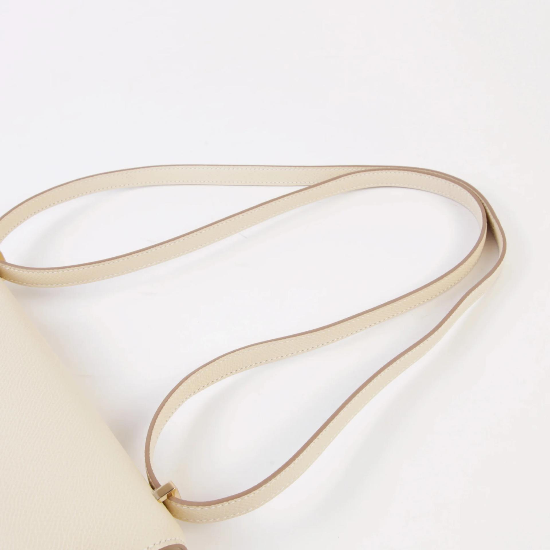 Unused ( Rank NS ) HERMÈS Constance Elan Craie (10) Epsom Permabrass hardware G (2026) - 3