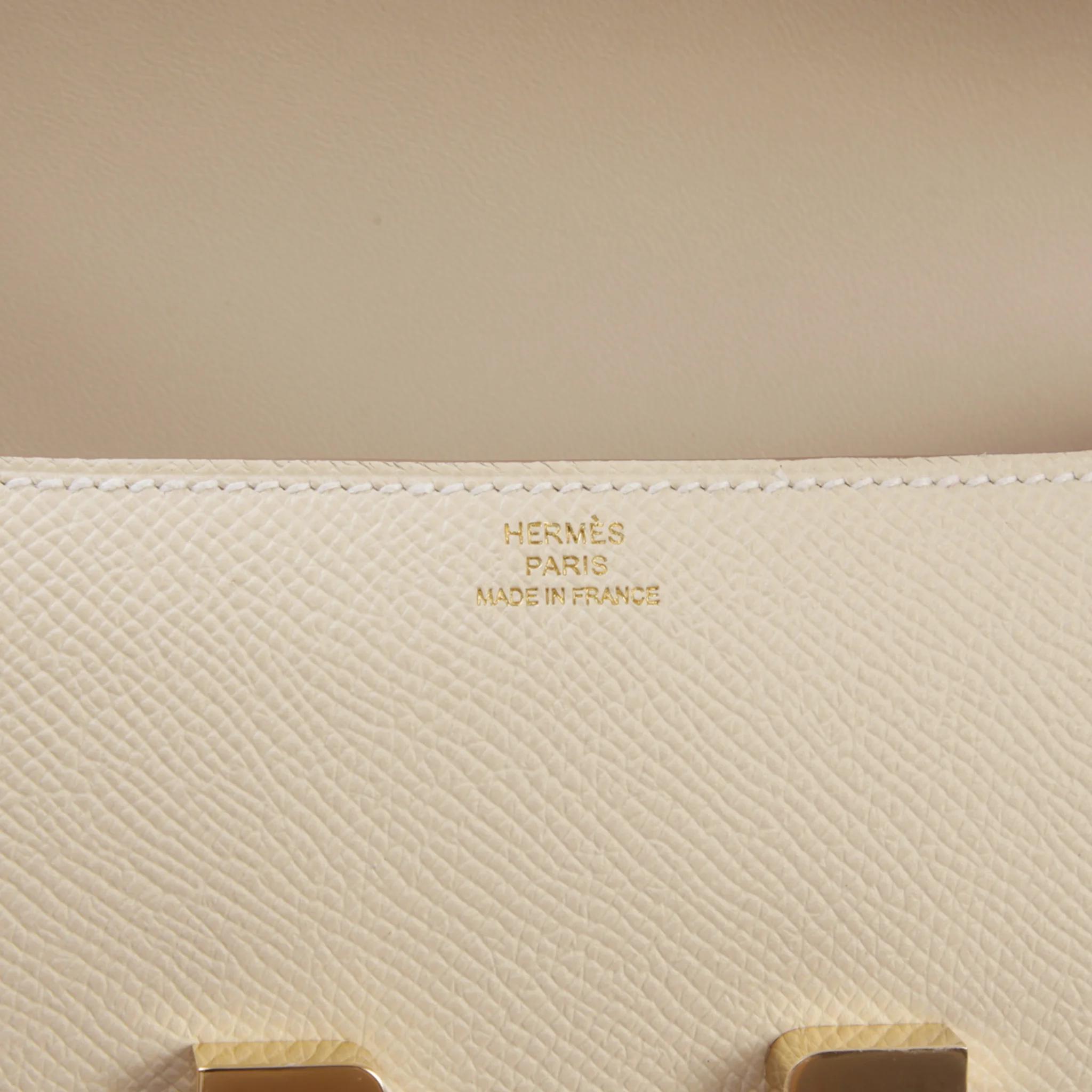 Unused ( Rank NS ) HERMÈS Constance Elan Craie (10) Epsom Permabrass hardware G (2026) - 10