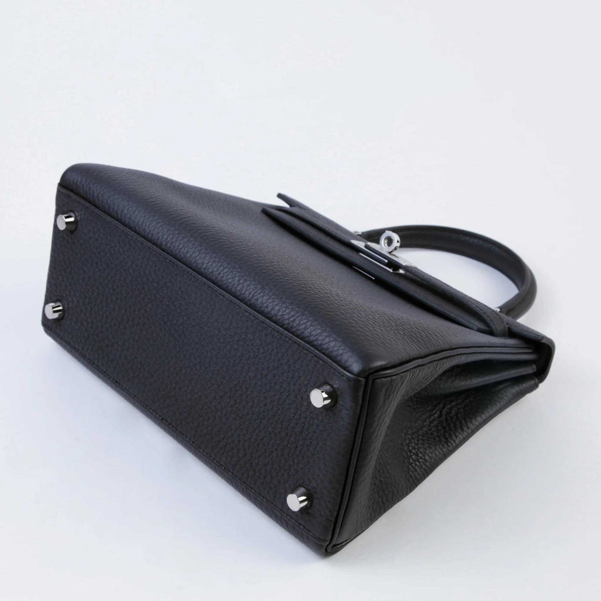 ランク N 新品 HERMÈS エルメス ケリー25 内縫い ブラック (89) トゴ シルバー金具 G刻印 (2026) - 5