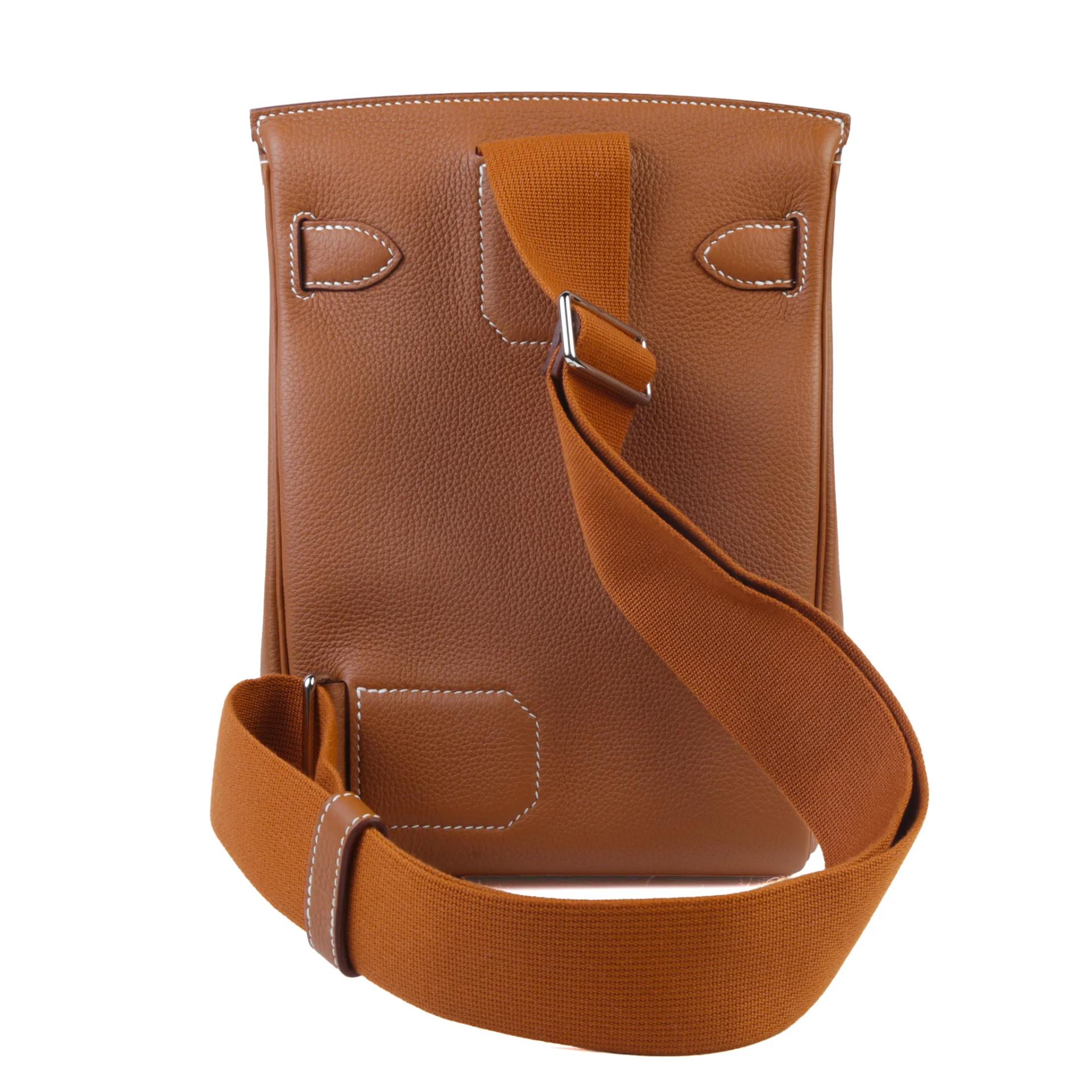 Excellent ( Rank SA ) HERMÈS Hac a Dos PM Gold (37) Togo Palladium hardware K (2025) - 2