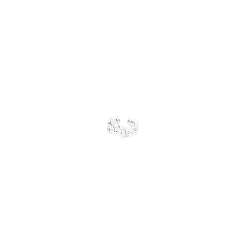 Etriviere single ear cuff White Gold