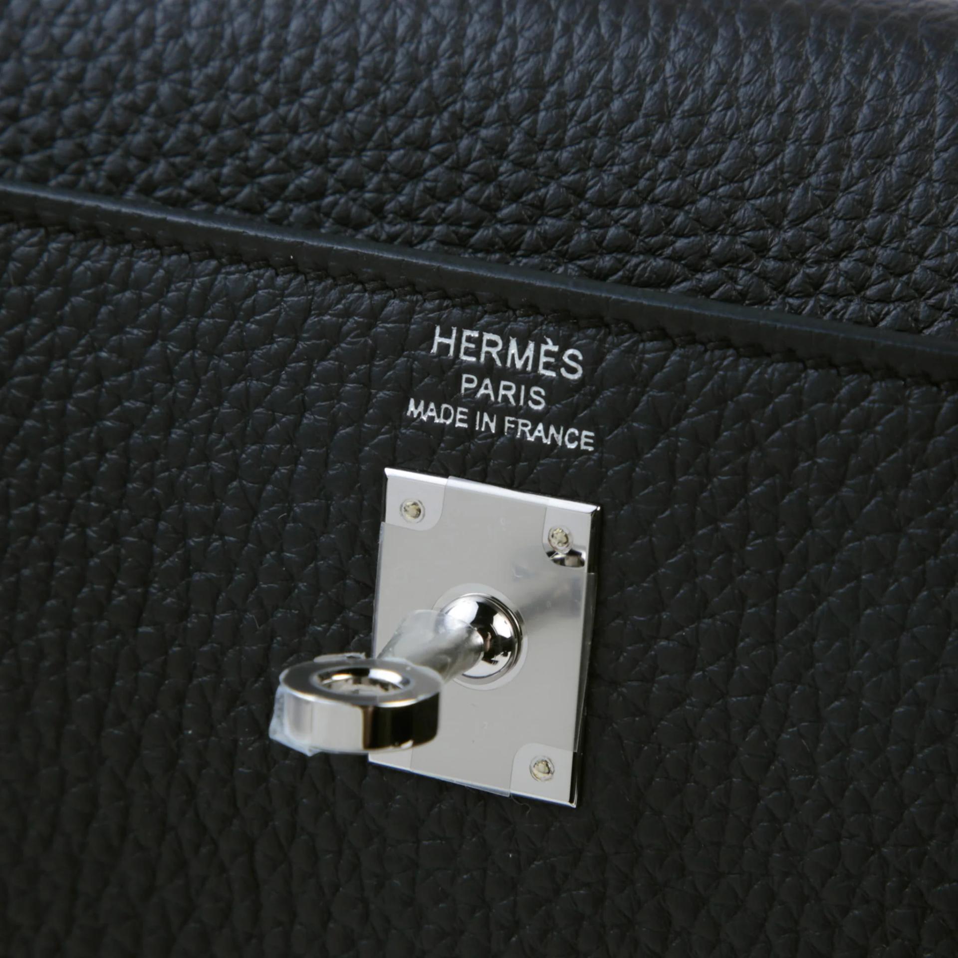 ランク N 新品 HERMÈS エルメス ケリー25 内縫い ブラック (89) トゴ シルバー金具 G刻印 (2026) - 9