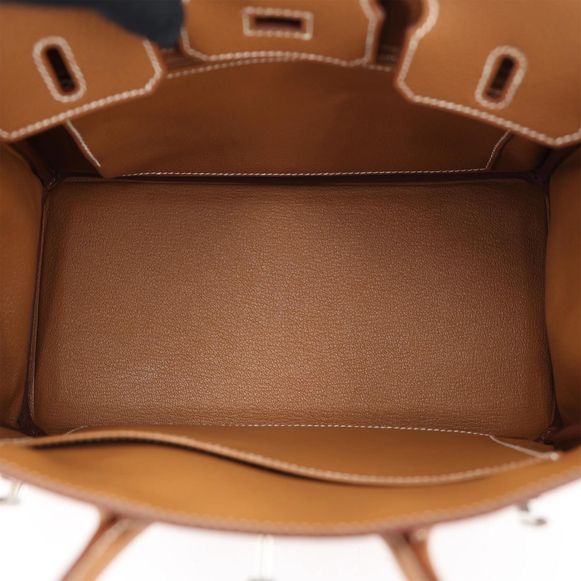 Brand New ( Rank N ) HERMÈS Birkin 25 Gold (37) Togo Palladium hardware G (2026) - 11