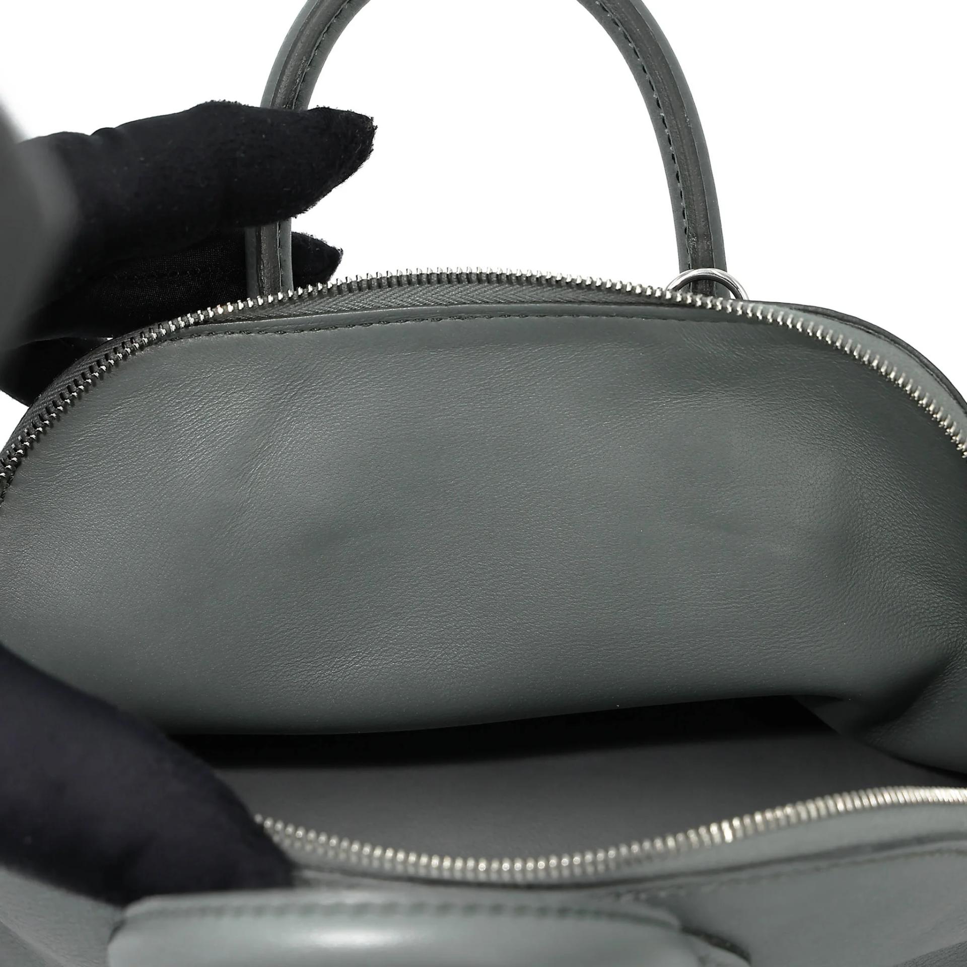 A美品 HERMÈS 愛馬仕 Mini Bolide 1923 63 杏仁綠 Vert Amande Evercolor皮 銀扣 K刻 2025年 - 17
