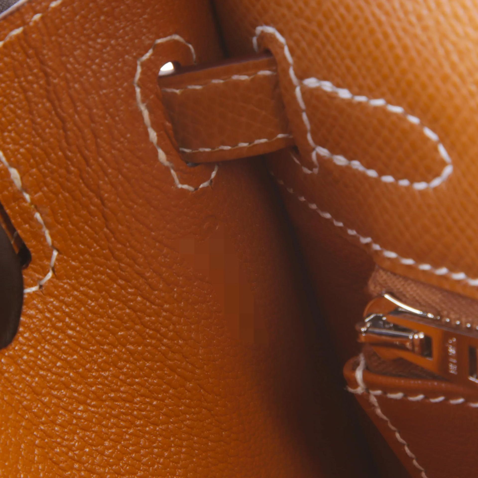Brand New ( Rank N ) HERMÈS Kelly 25 Sellier Gold (37) Epsom Palladium hardware G (2026) - 13