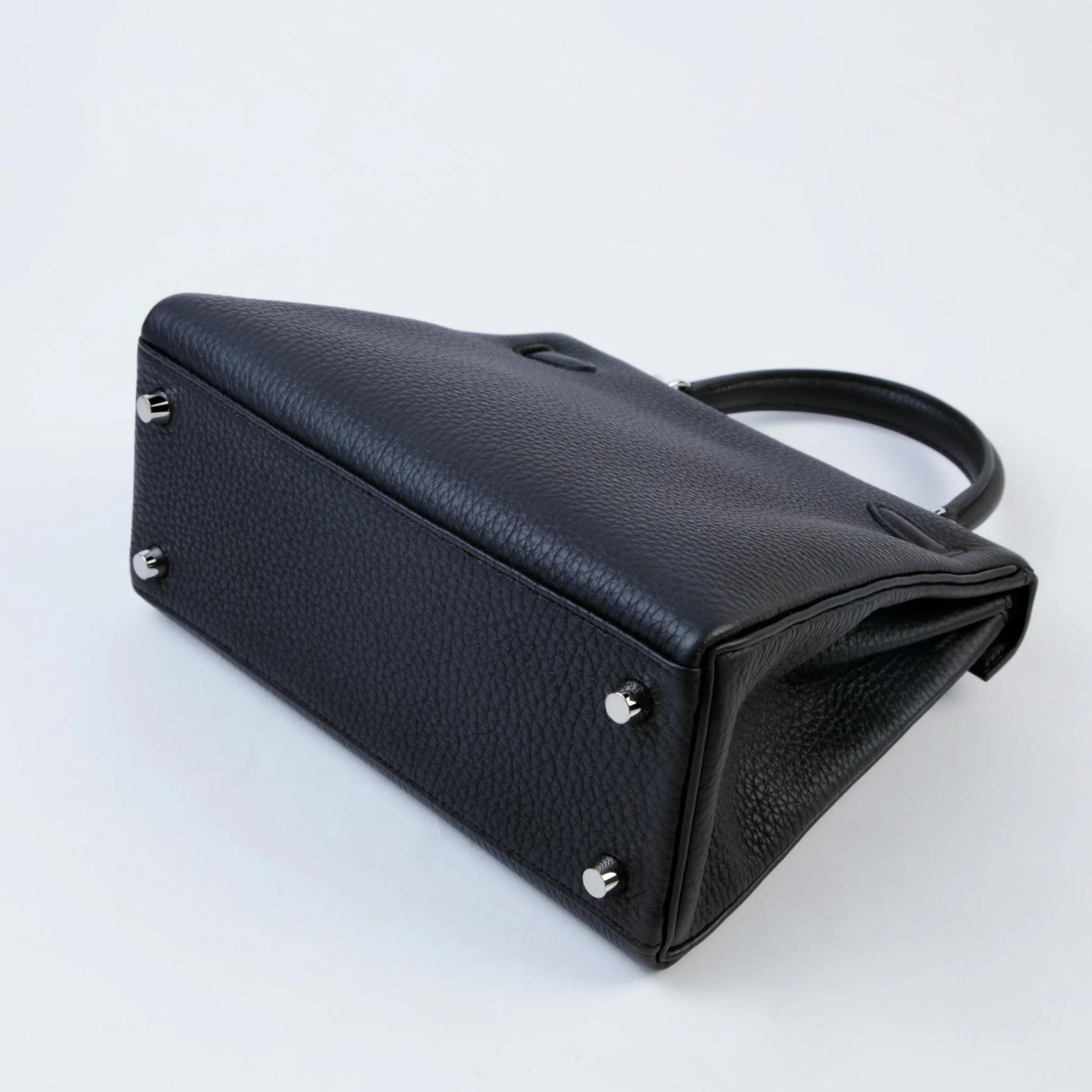 ランク N 新品 HERMÈS エルメス ケリー25 内縫い ブラック (89) トゴ シルバー金具 G刻印 (2026) - 7