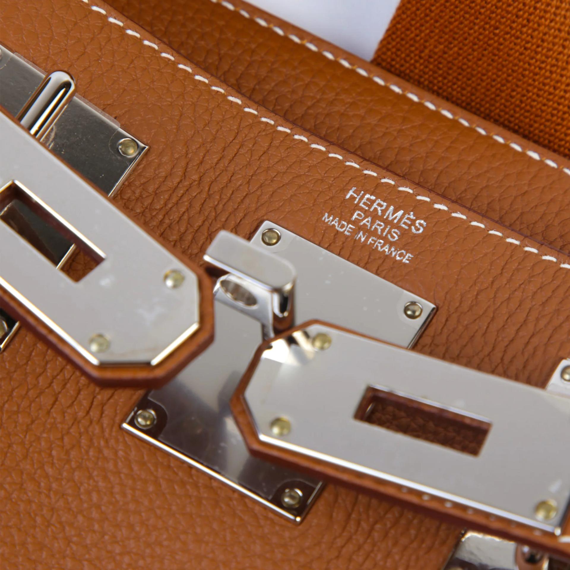 Excellent ( Rank SA ) HERMÈS Hac a Dos PM Gold (37) Togo Palladium hardware K (2025) - 9
